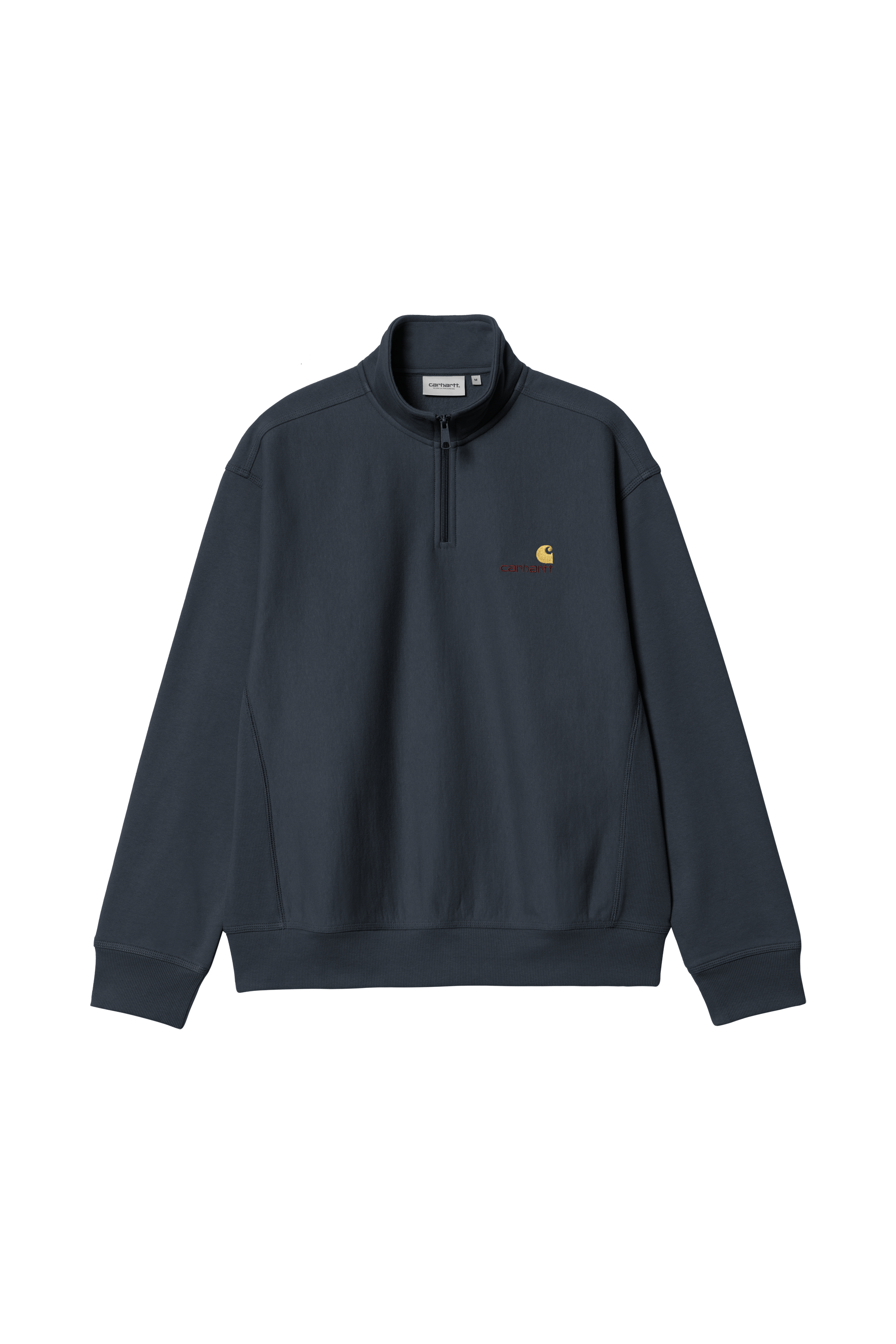 Sweat zippé half zip american script CARHARTT WIP Bleu