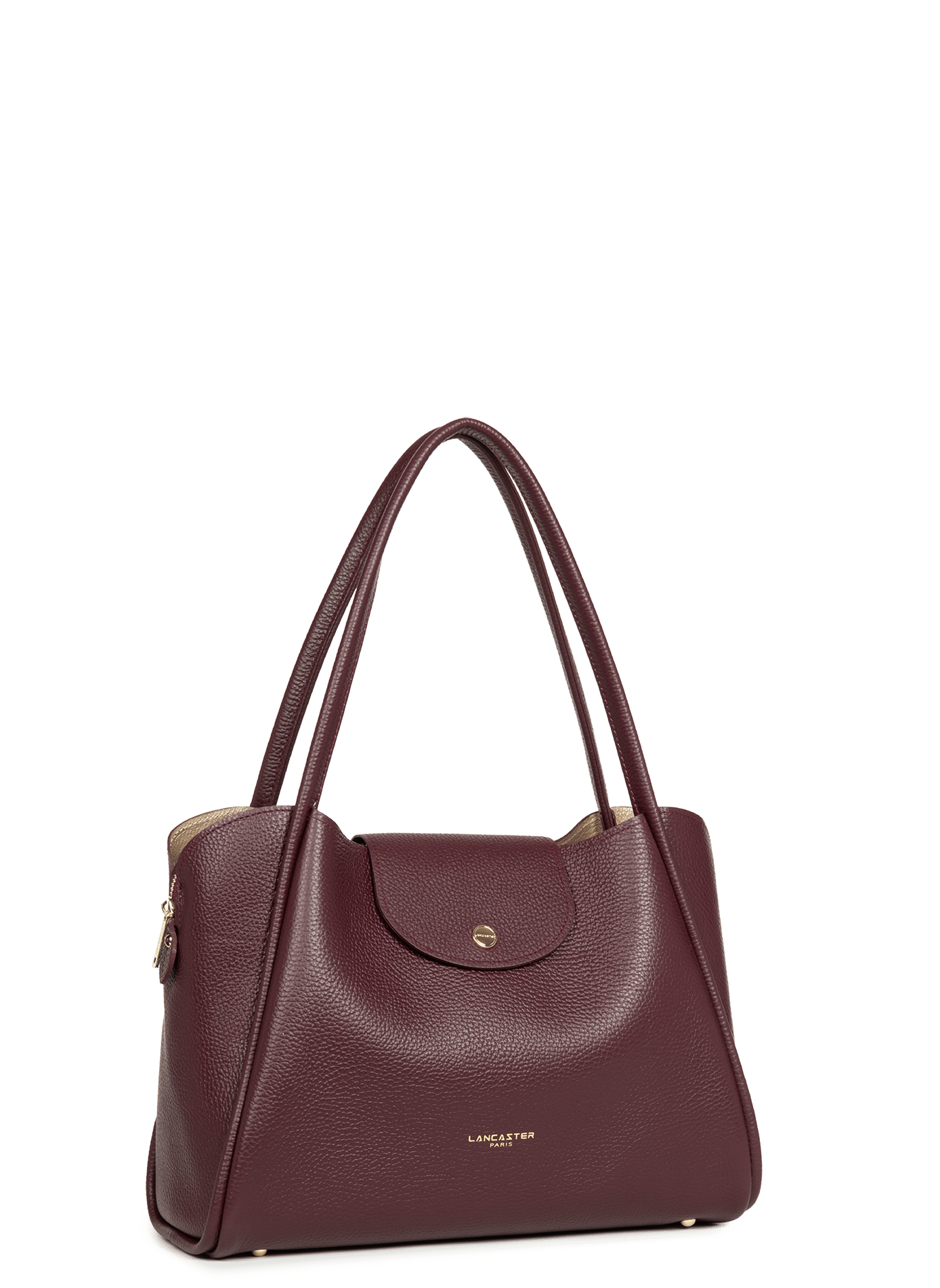 Grand sac cabas épaule - ida double LANCASTER Rouge