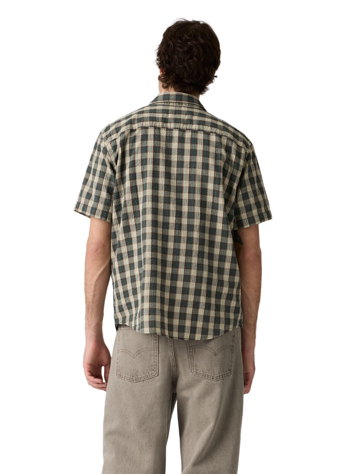 Striped cotton Shirt LEVI'S Green