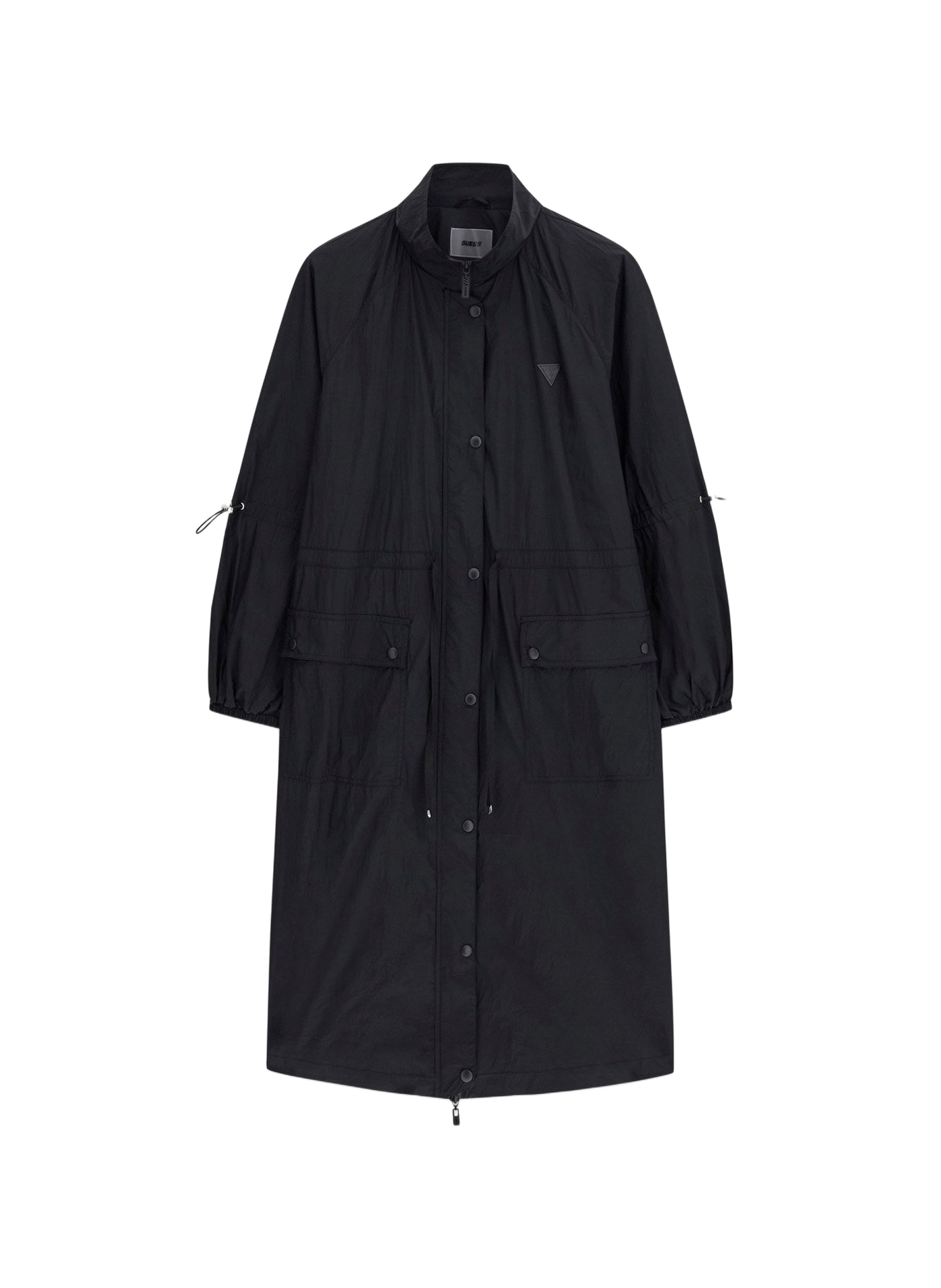 Long coat with classic collar GUESS Black