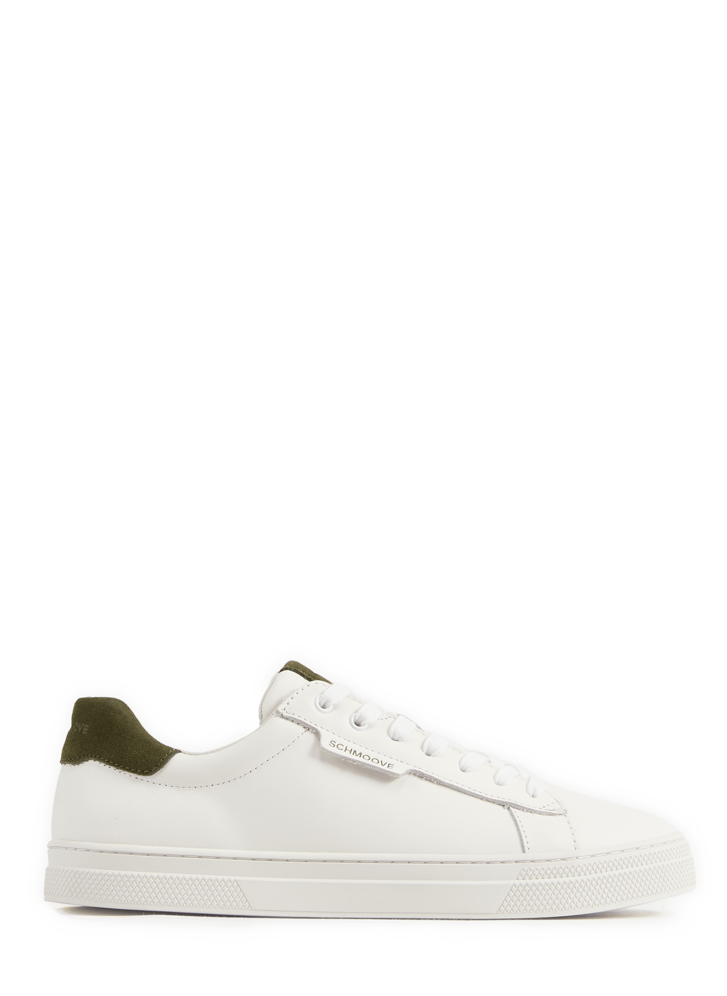 Lage leren sneakers SCHMOOVE Wit