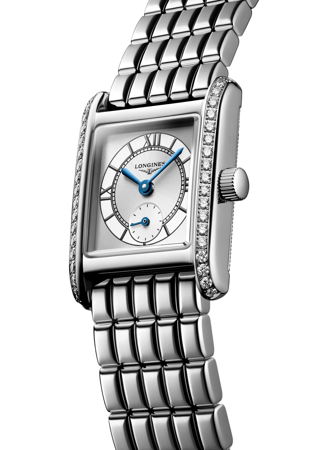 Montre quartz Longines DolceVita 2023 en acier inoxydable LONGINES Blanc