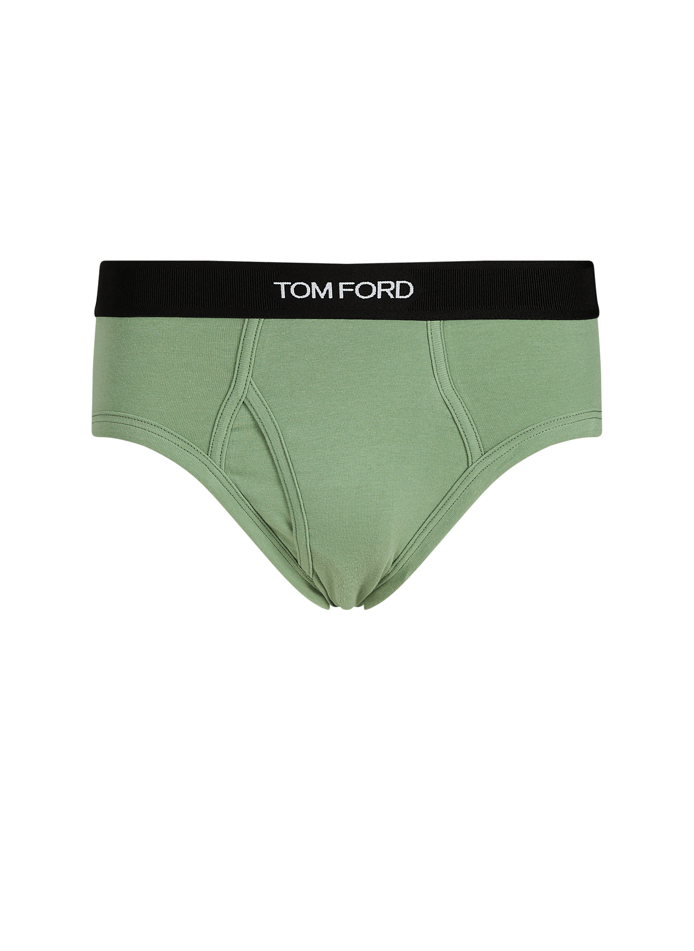 Stretch cotton kangaroo briefs BRIEF Pale sage
