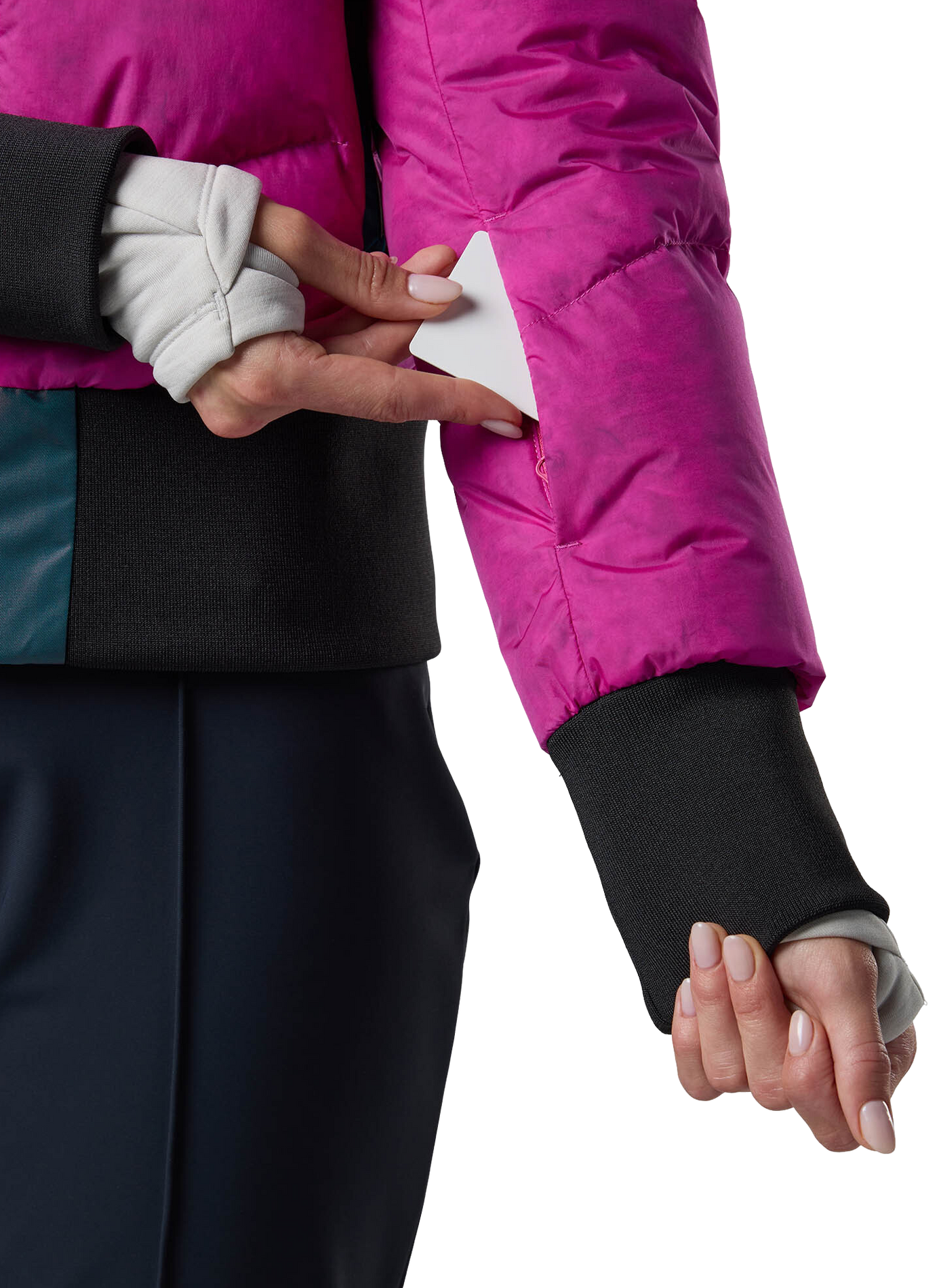 Veste de ski Snowblaze col montant matelassé ROSSIGNOL Rose
