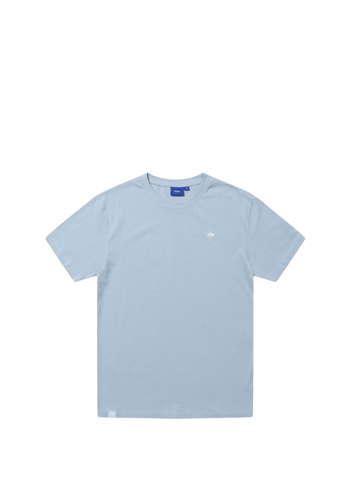 Straight T-shirt with embroidered logo | Blue HELAS CAPS Men