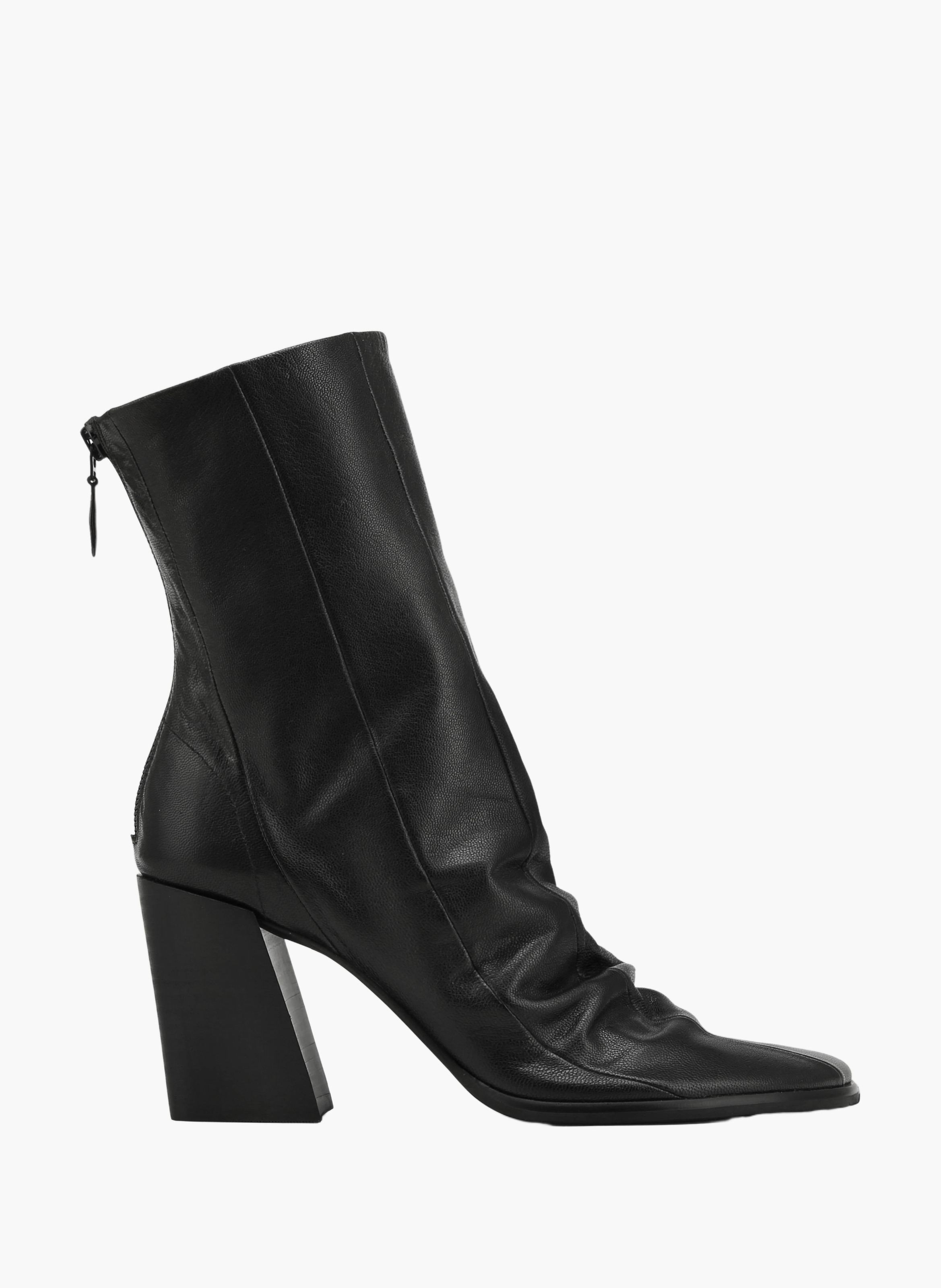 Bottines brandy en cuir NAKED WOLFE Noir