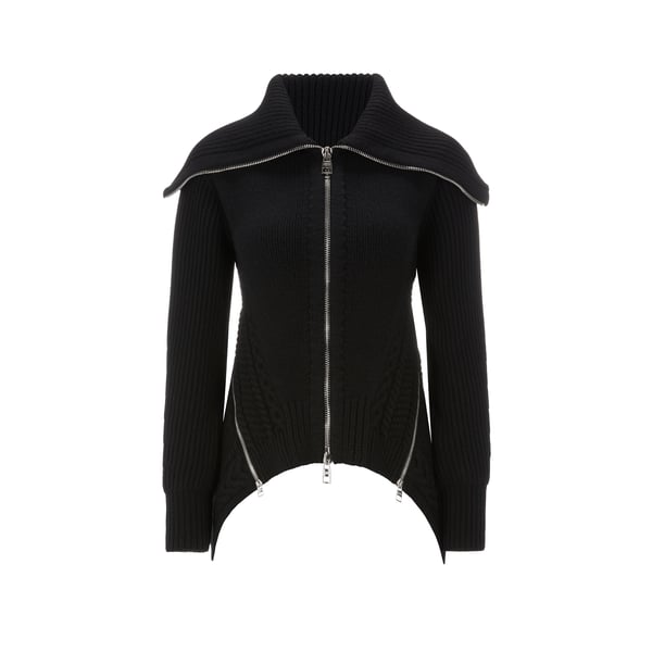 Gilet zippé en laine