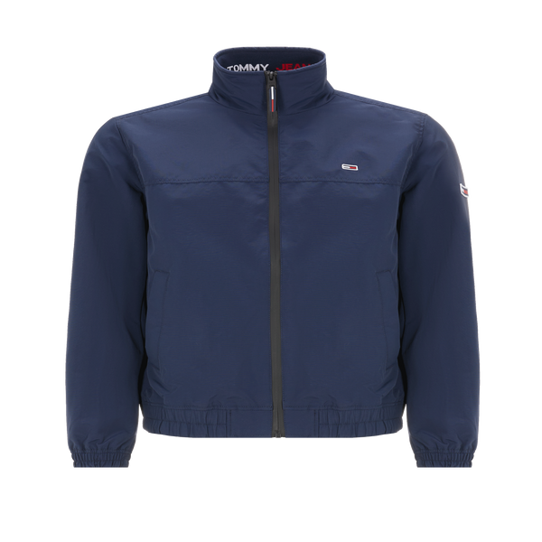 Tommy Hilfiger Straight-fit Jacket With Zip In Blue