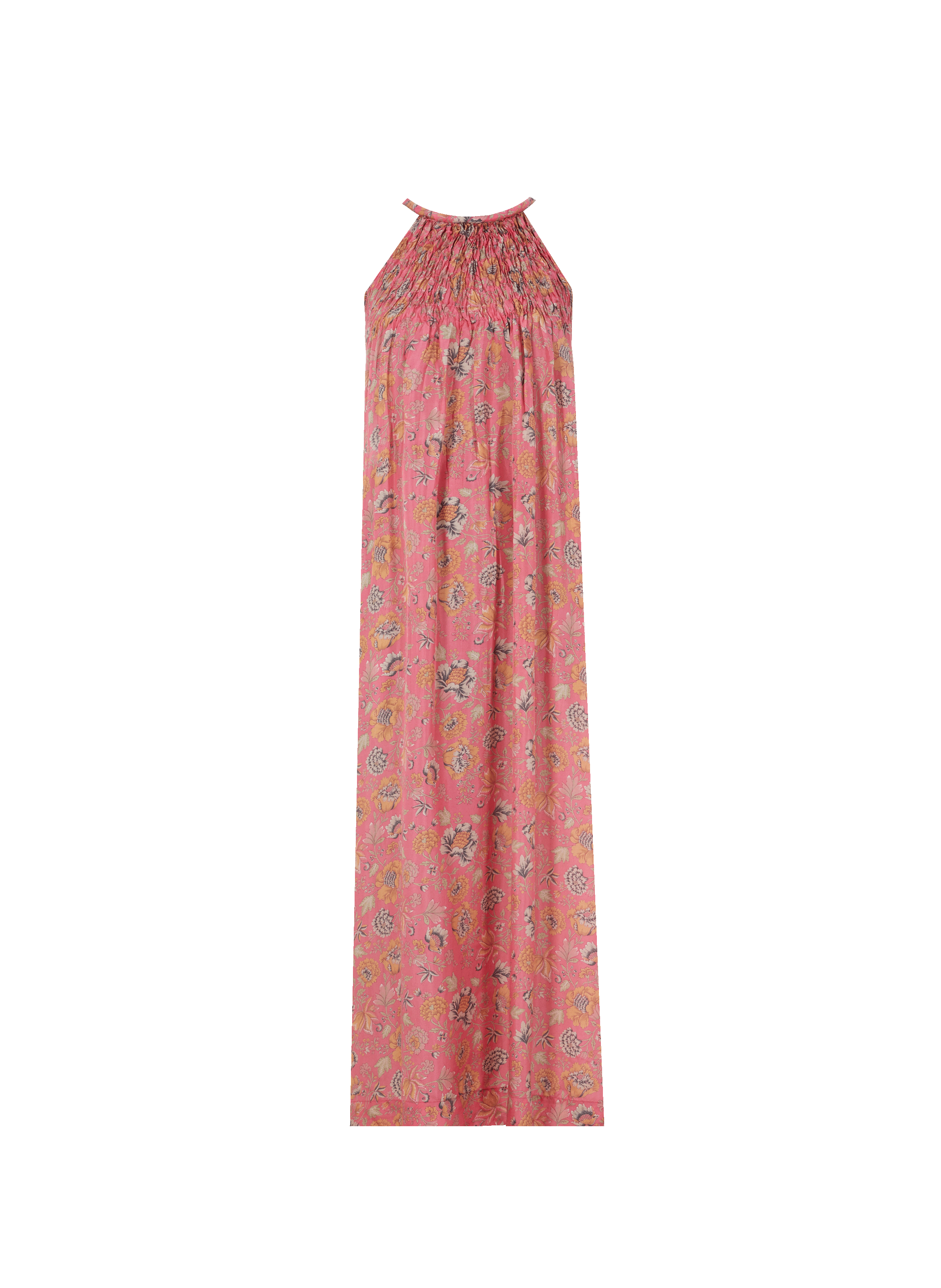 Robe à imprimé en soie