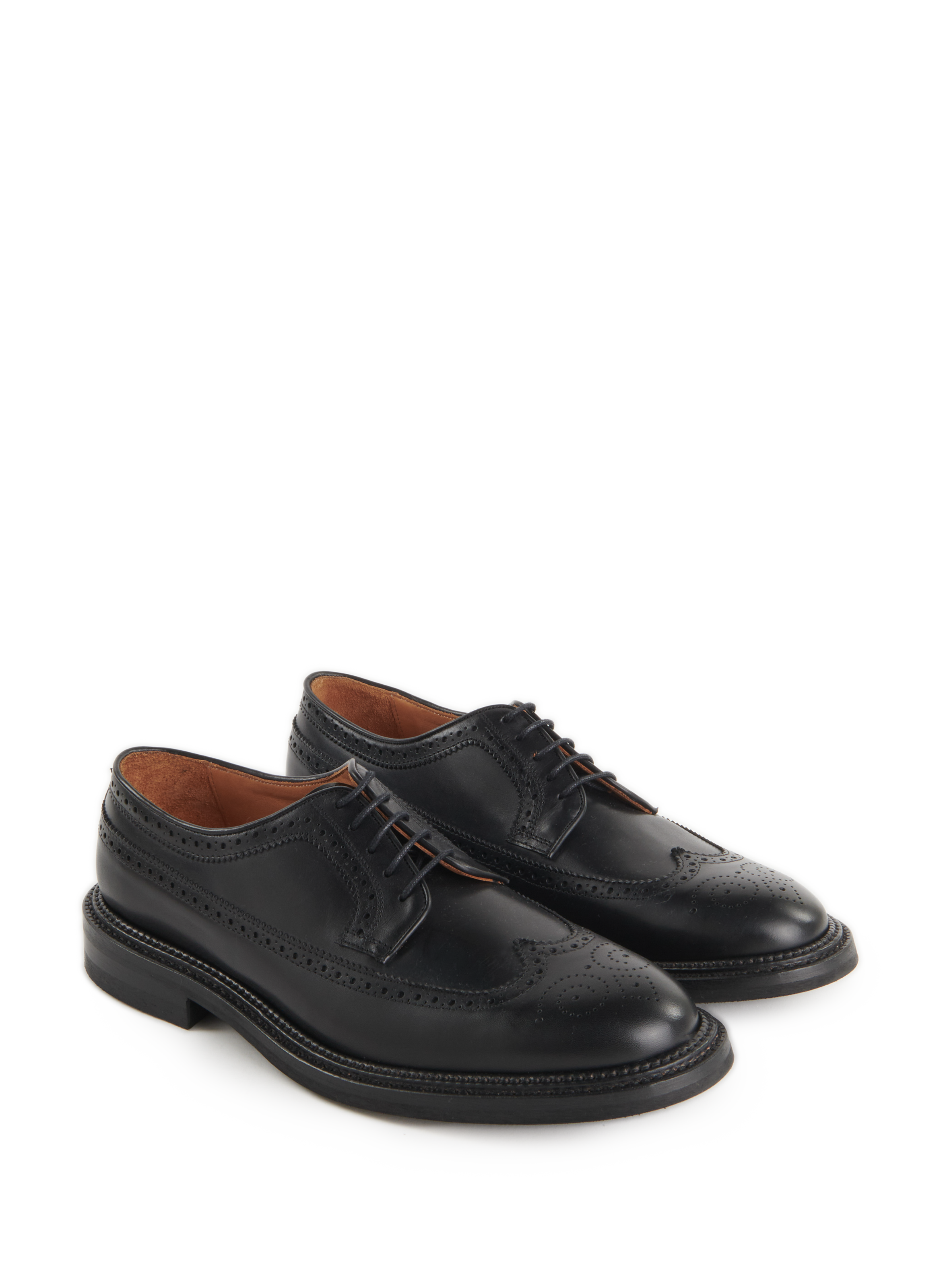 Leather derby shoes  SAISON 1865 Black