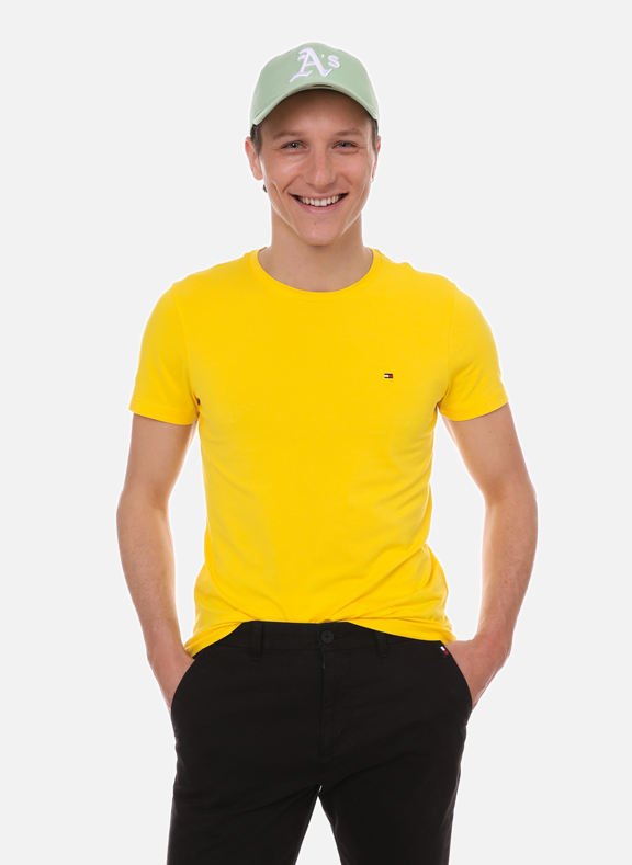 TOMMY HILFIGER Givenchy Paris 3 avenue George V T-shirt in cotton Yellow