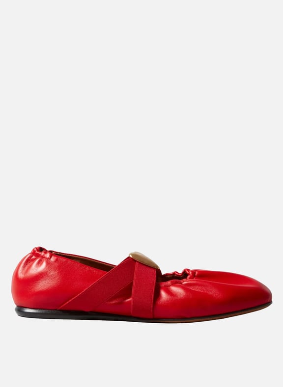 Ballerines en cuir Orange by CLAUDIE PIERLOT CLAUDIE PIERLOT Ballerines en cuir Orange