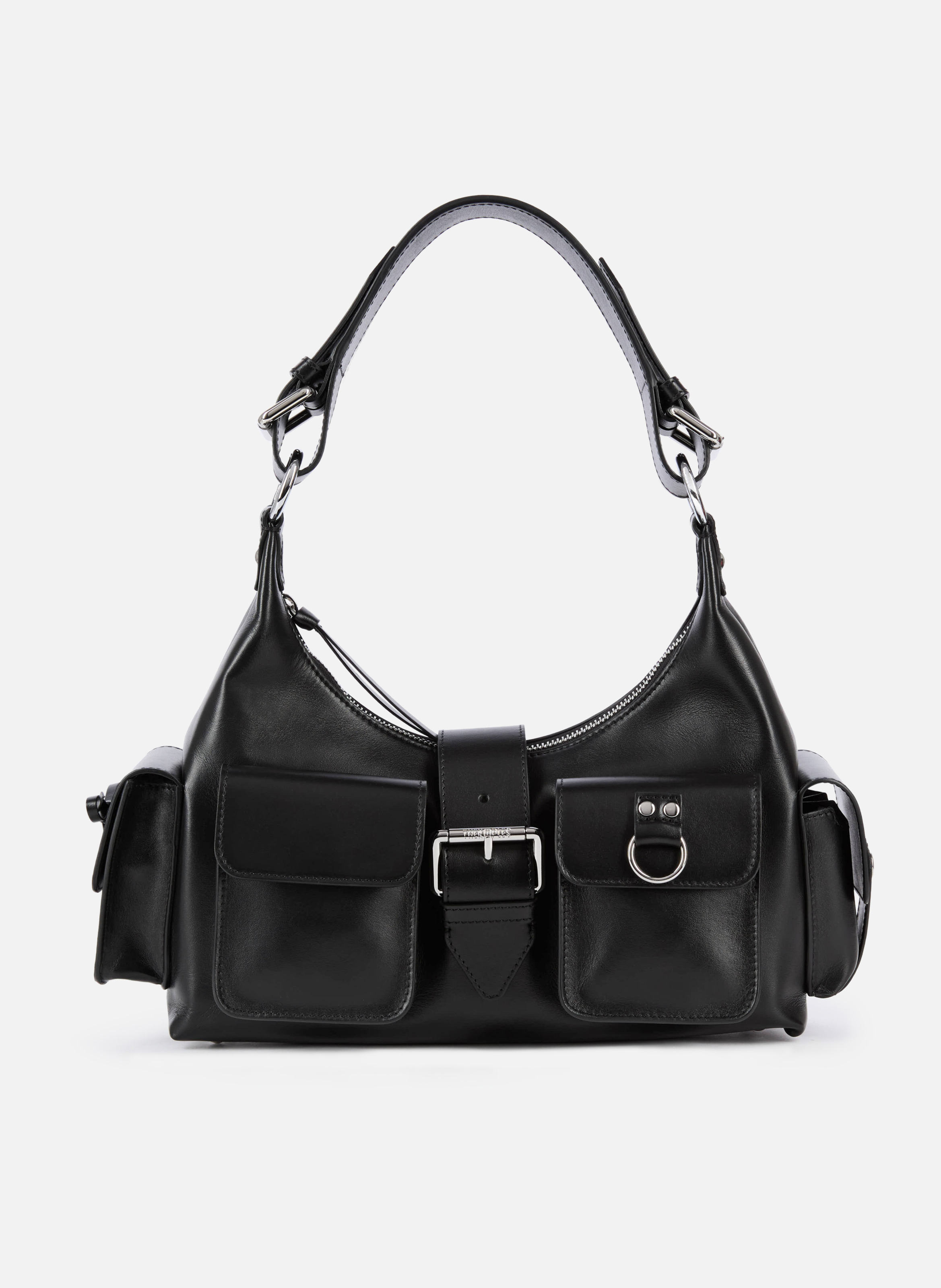 Sac amelia en cuir lisse THE KOOPLES Noir