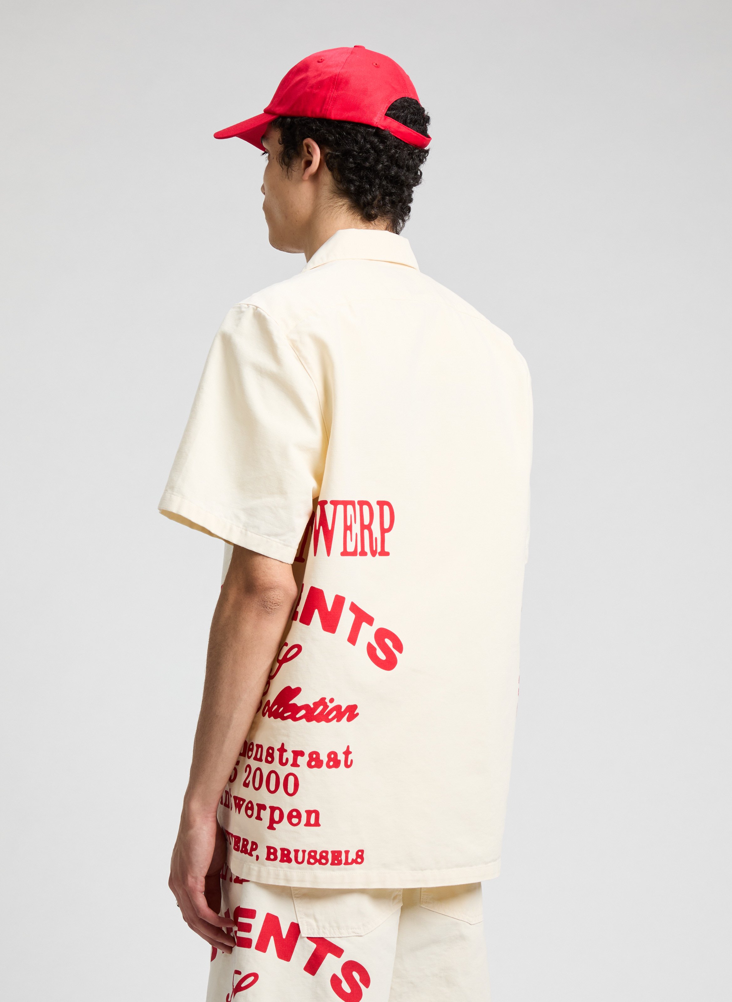 Chemise imprimée en coton  ARTE ANTWERP Beige