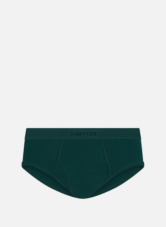 Slip en coton Vert by TOM FORD TOM FORD Slip en coton Vert