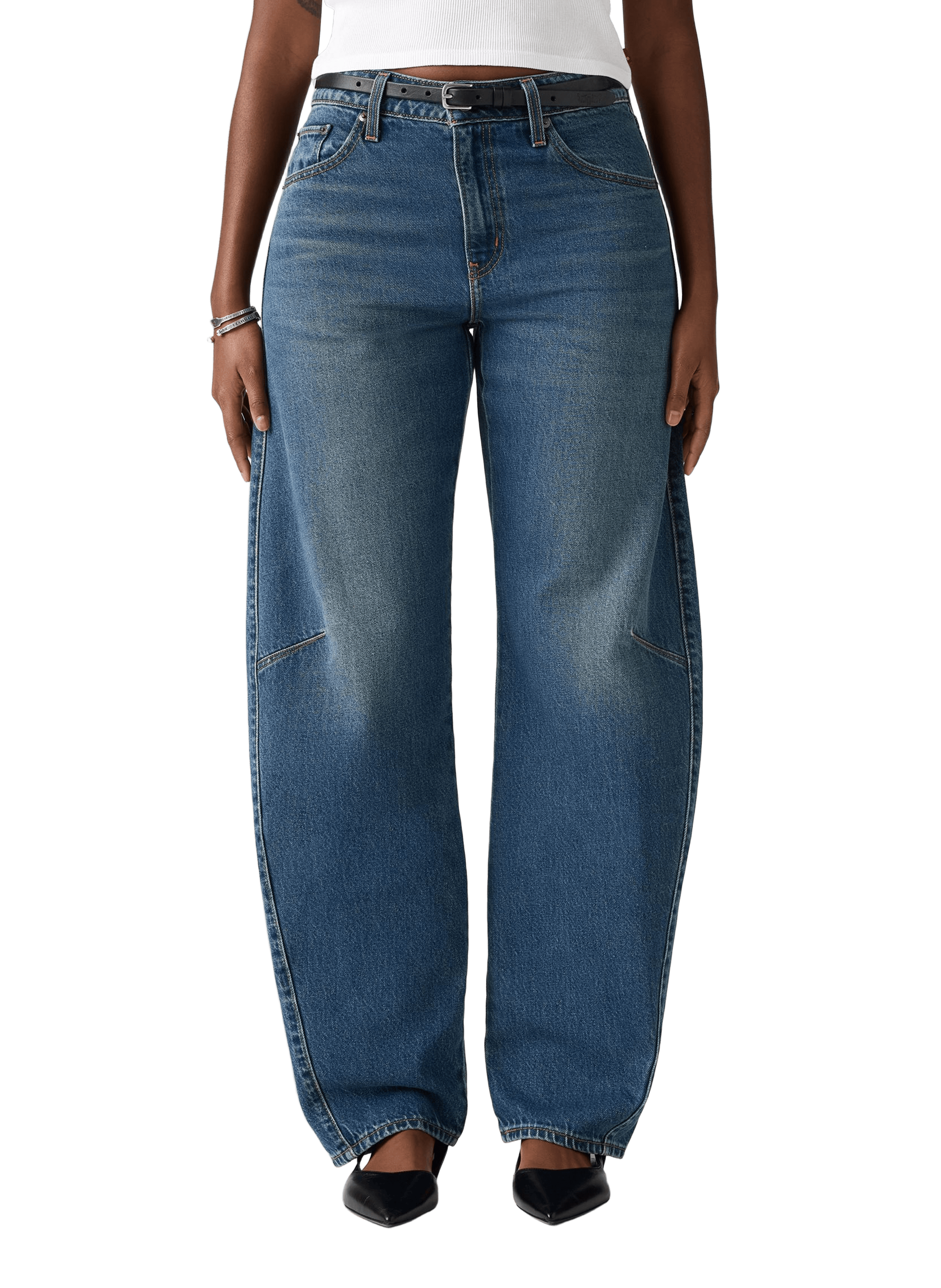 LEVI'S Loose cotton Jeans Blue