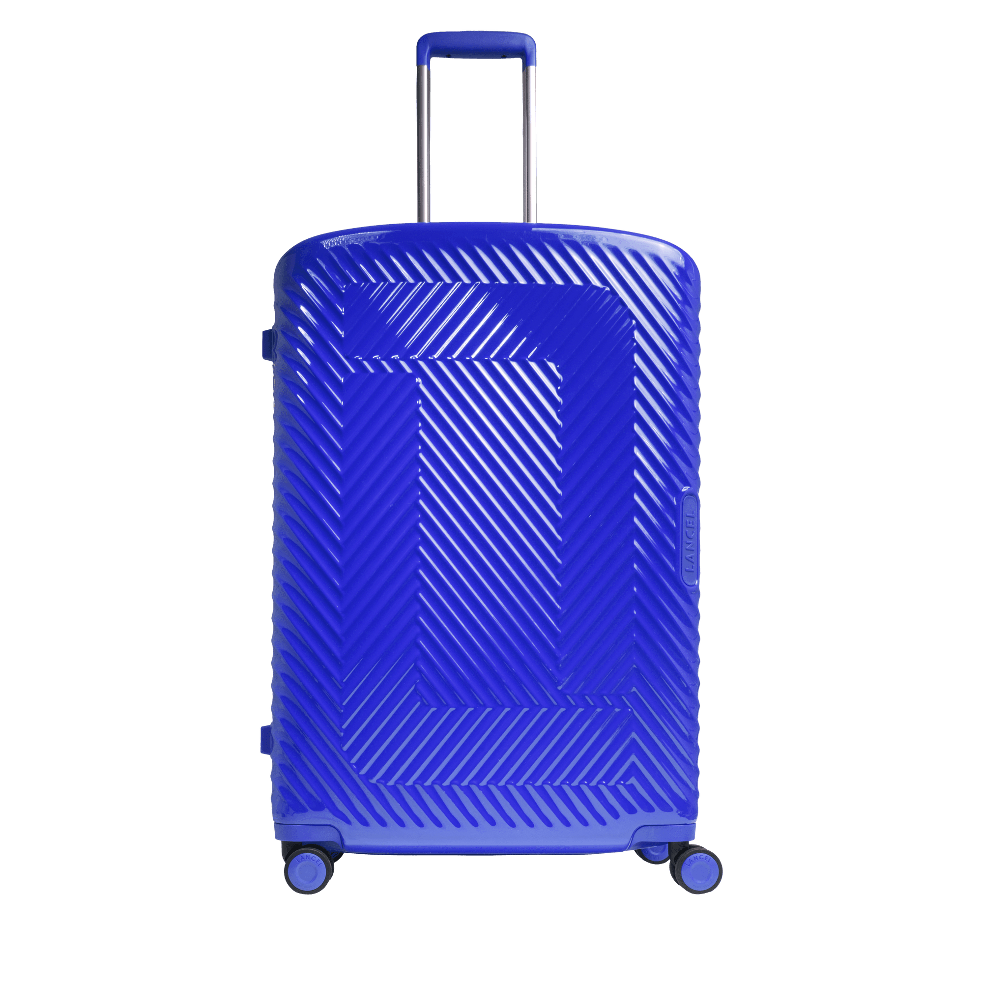 Valise large 4 roues atlas de lancel en polycarbonate LANCEL Bleu