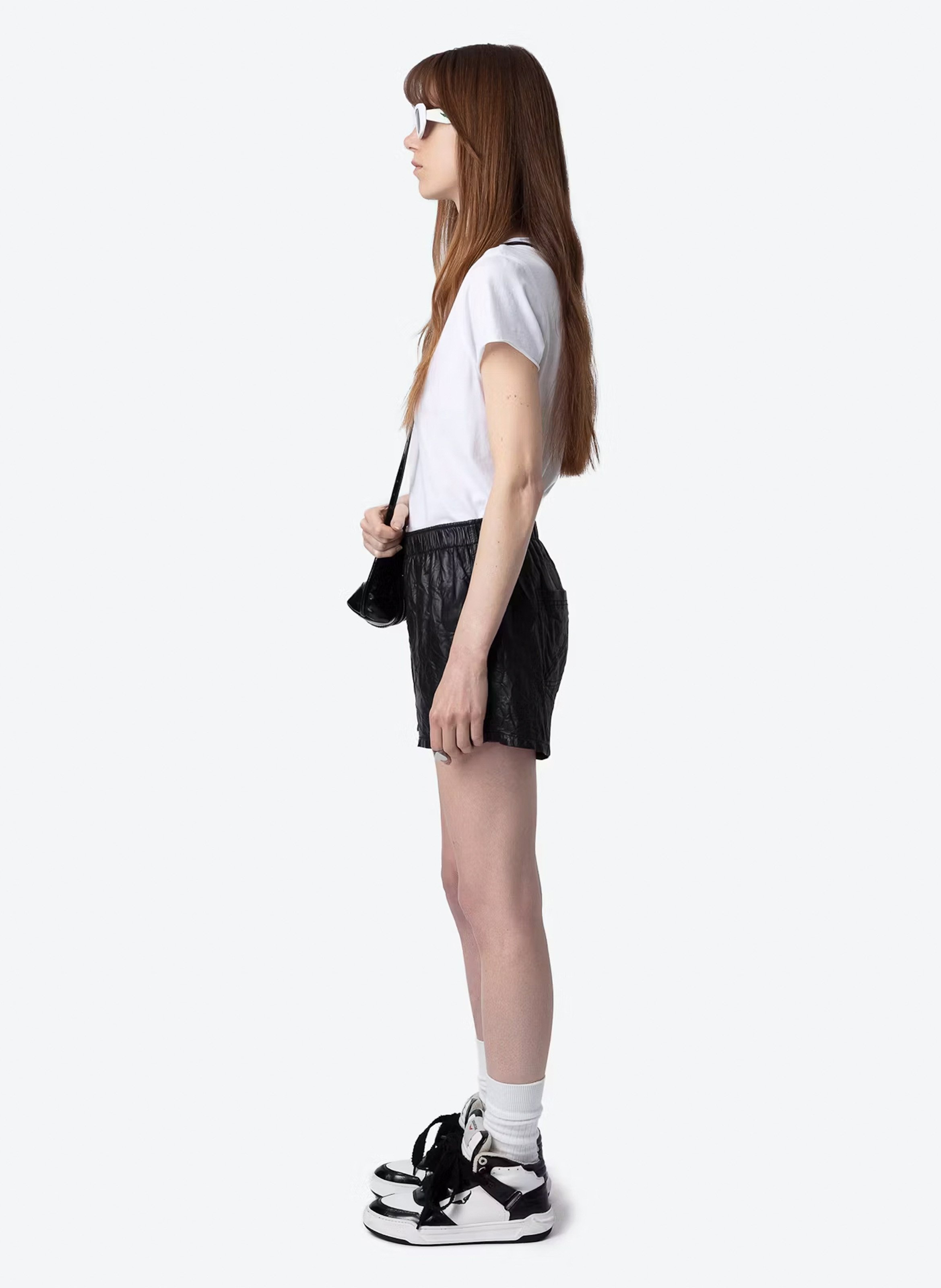 Tee-shirt droit en coton bio tuni ZADIG&VOLTAIRE Blanc