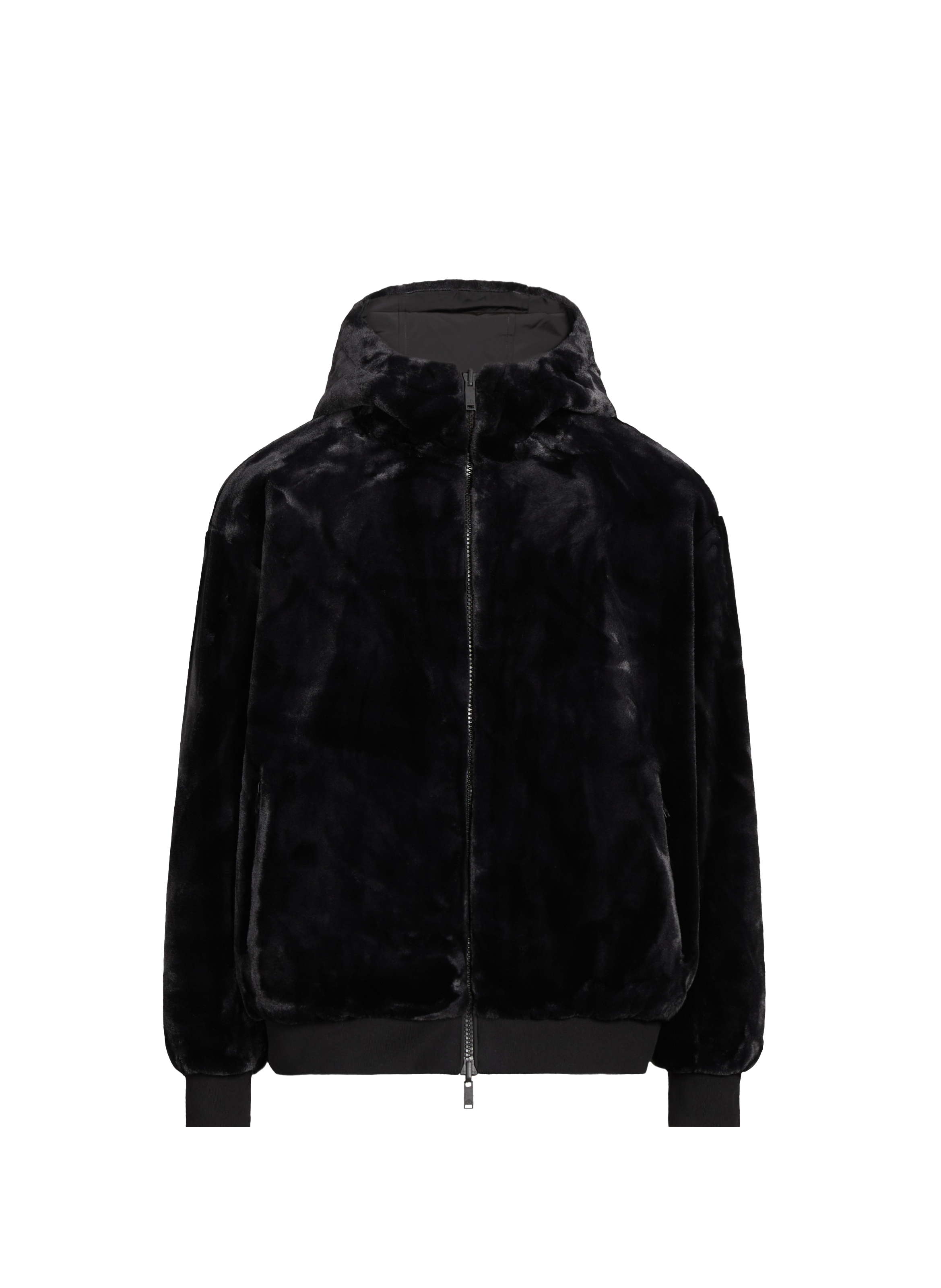 Roland Reversible Bunny Straight Parka with Hood MOOSE KNUCKLES Black