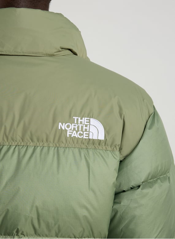 Quilted puffer jacket with retractable hood | Khaki by THE NORTH FACE Quilted puffer jacket with retractable hood Khaki