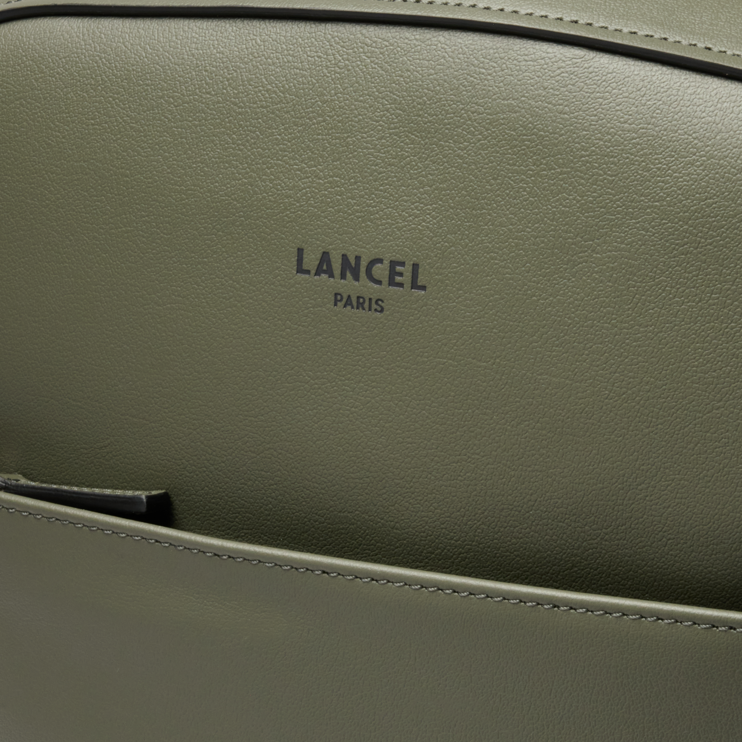 Sac à dos 15"6 max de lancel en cuir LANCEL Gris