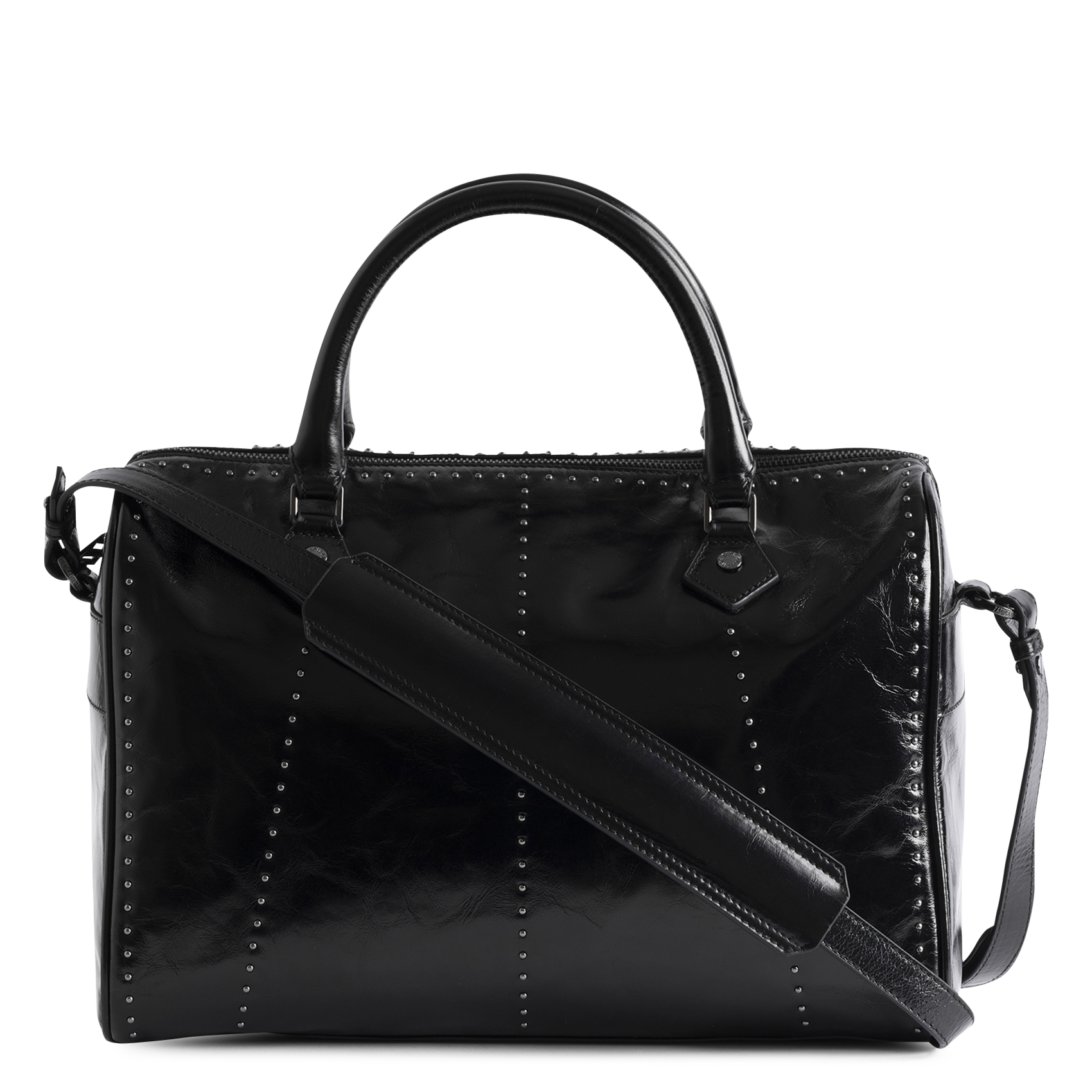 Sac bandoulière en cuir sunny ZADIG&VOLTAIRE Noir