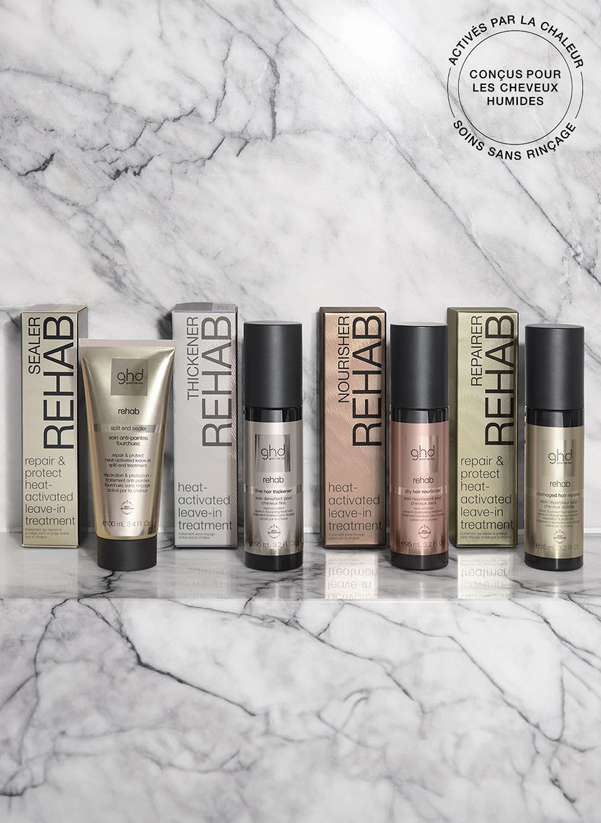 GHD rehab - soin nourrissant pour cheveux secs GHD No color