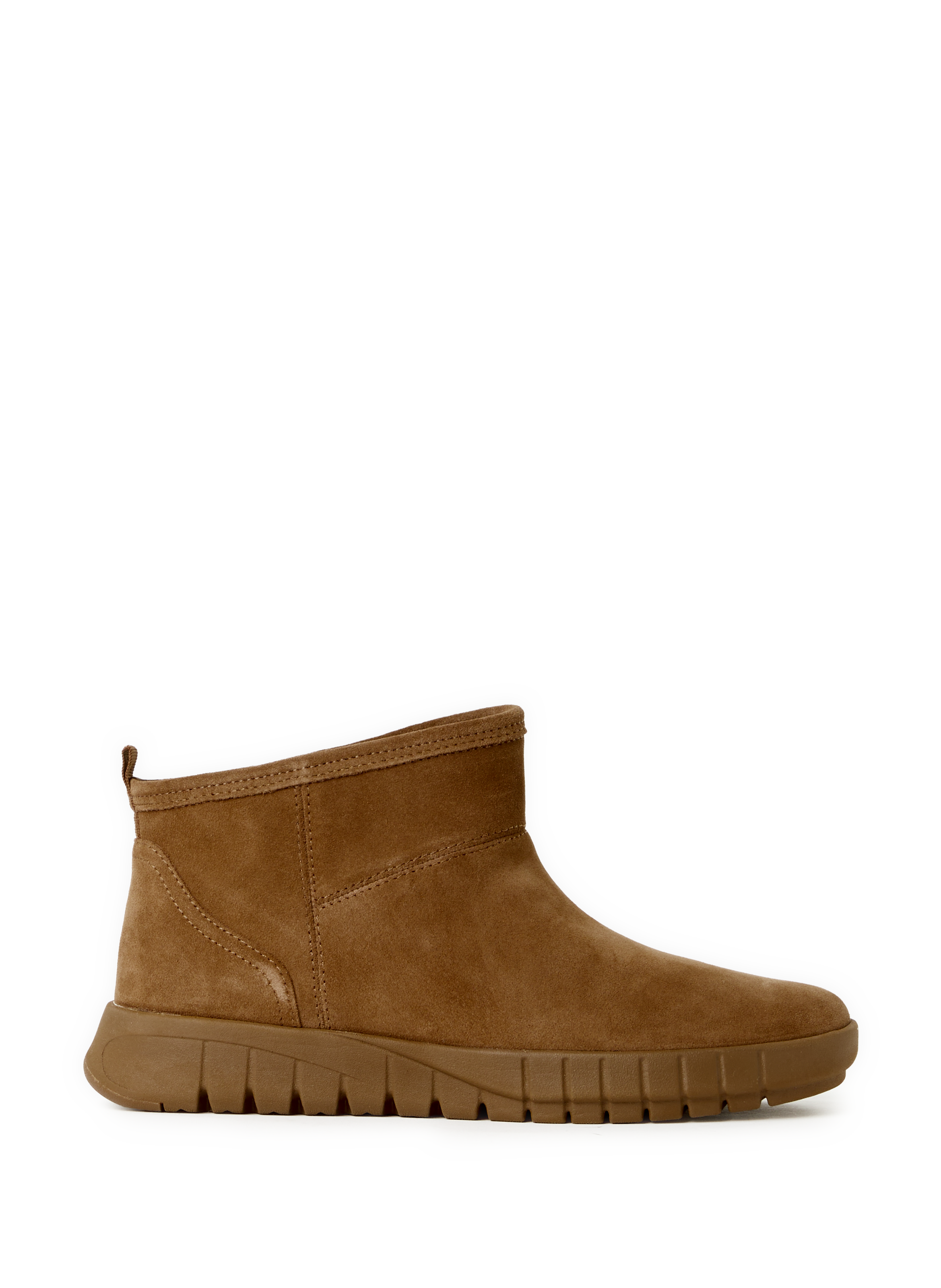 GEOX Suede leather boots Brown