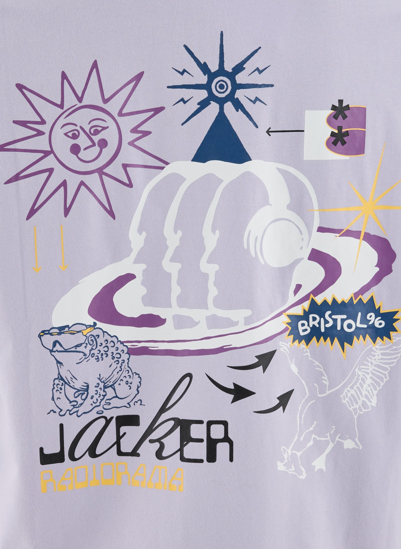 T-shirt en coton JACKER. Violet