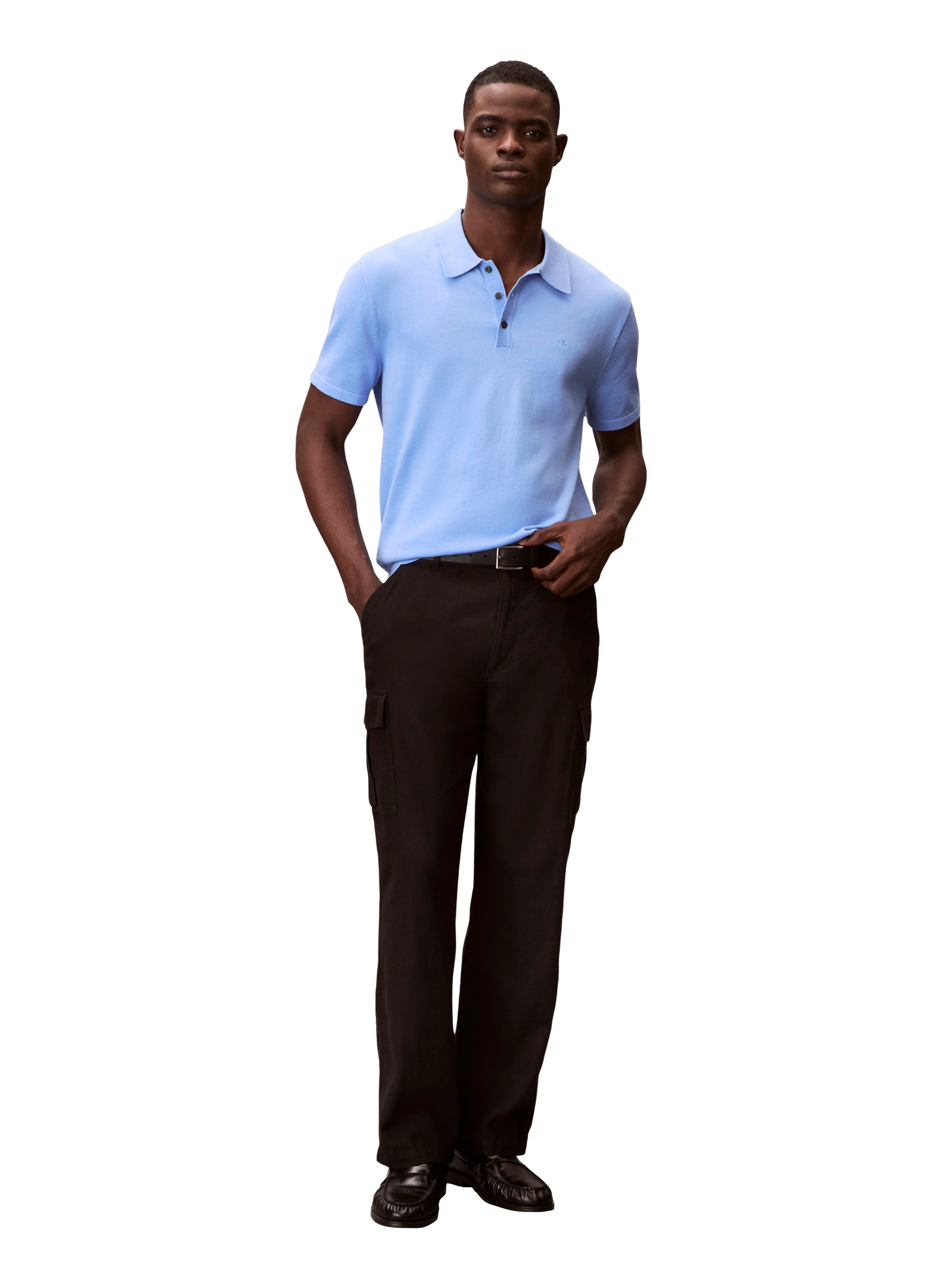 Pima cotton polo CALVIN KLEIN Blue
