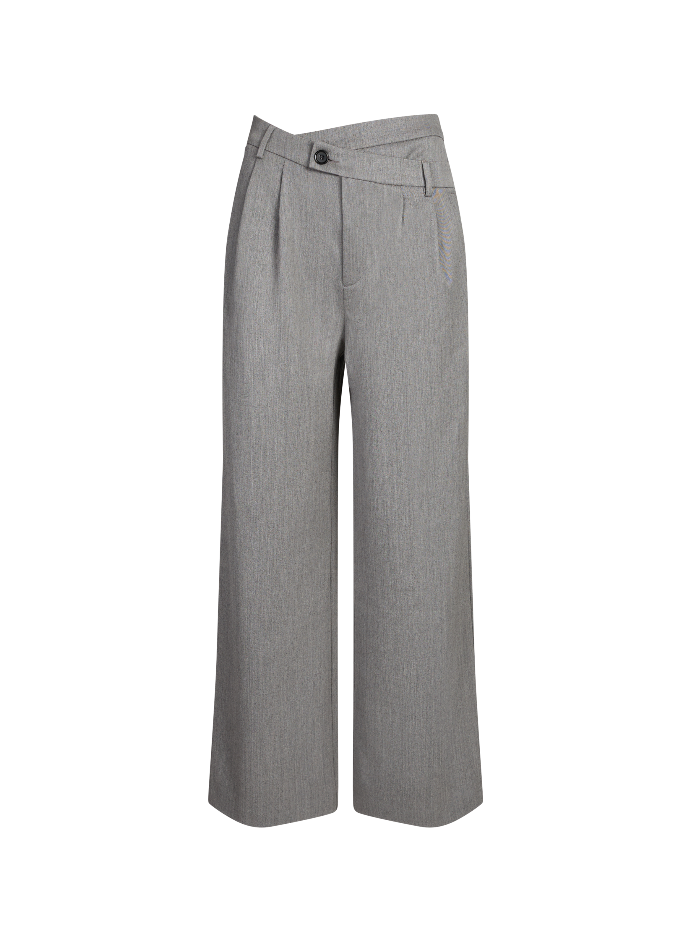 High-waisted wide-leg trousers SAISON 1865 Grey