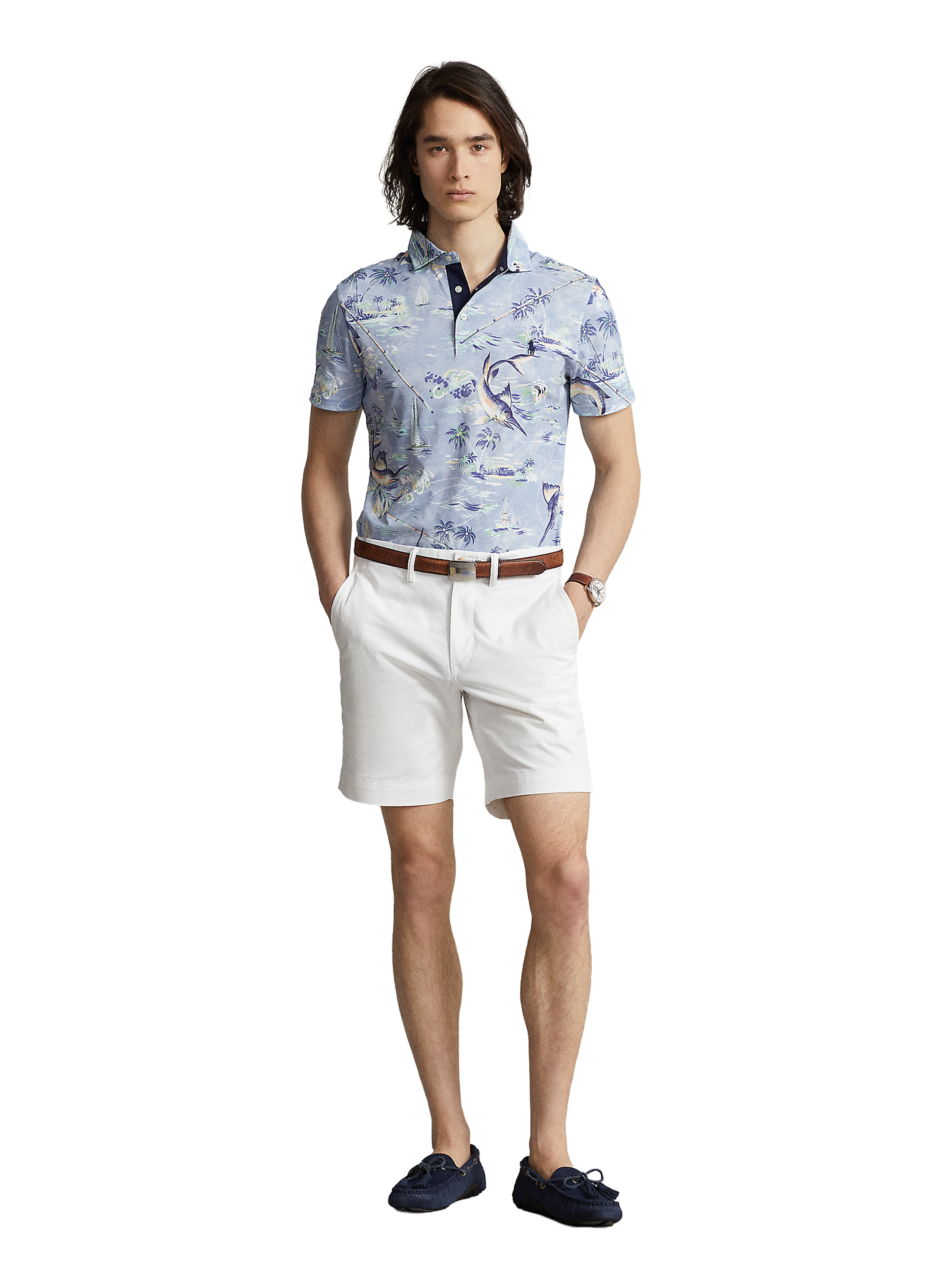 Short en coton POLO RALPH LAUREN Blanc