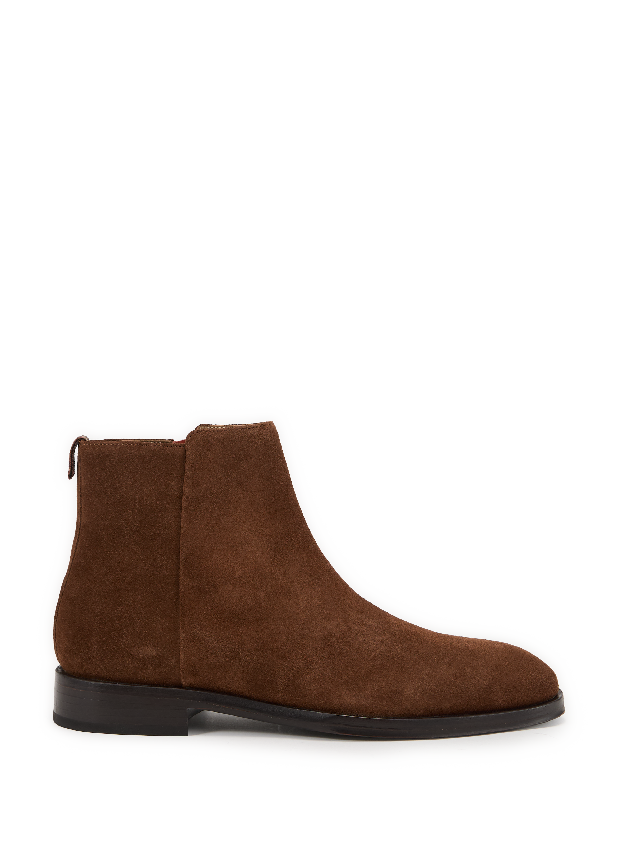 Boots Bronson en cuir velours PAUL SMITH Marron