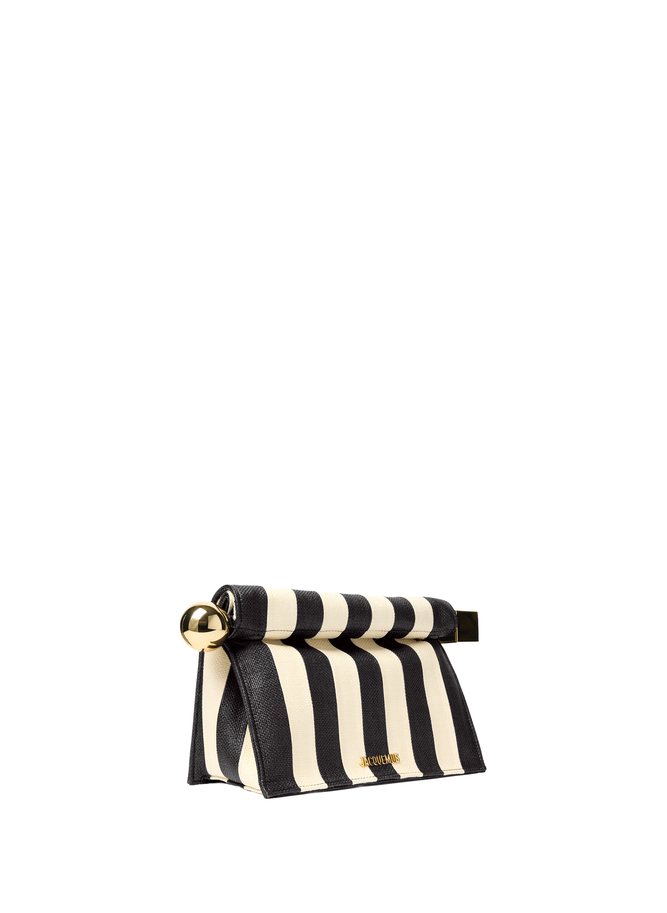 The Striped Square Round Clutch JACQUEMUS Multicolour