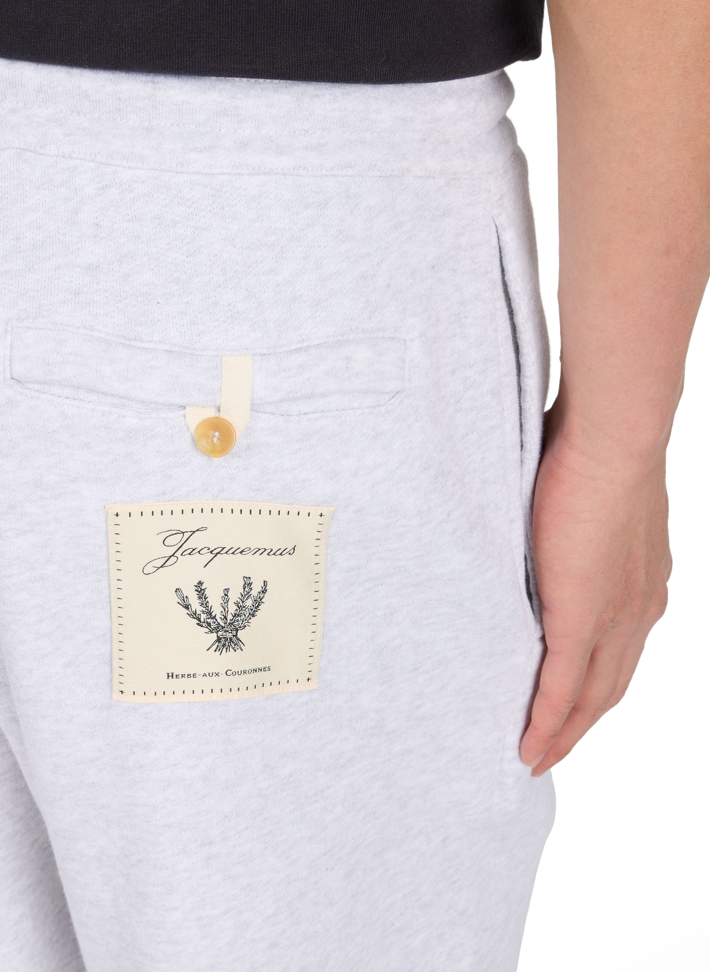 Torneo straight cotton joggers JACQUEMUS Grey