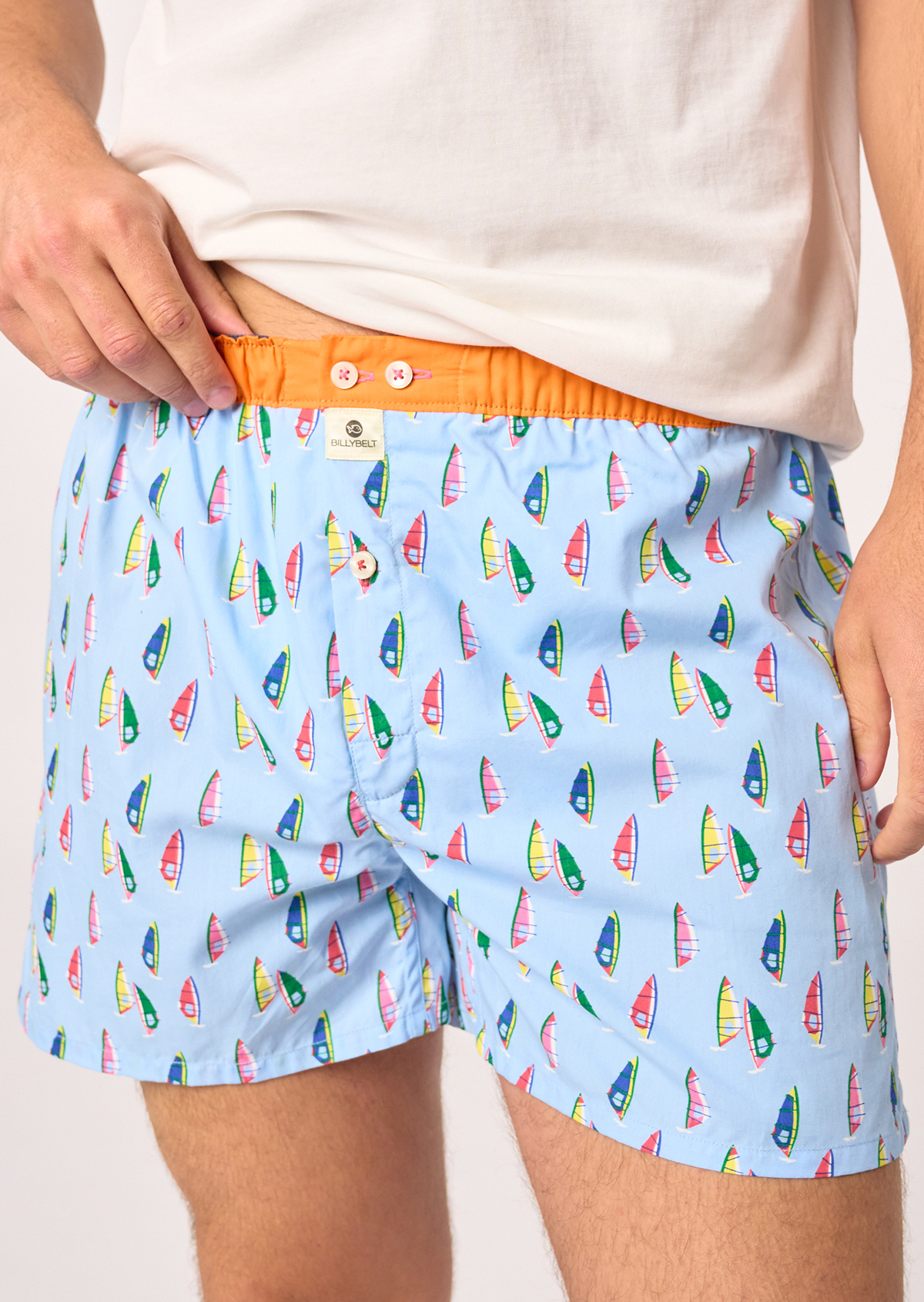 Caleçon en coton biologique BILLYBELT Bleu