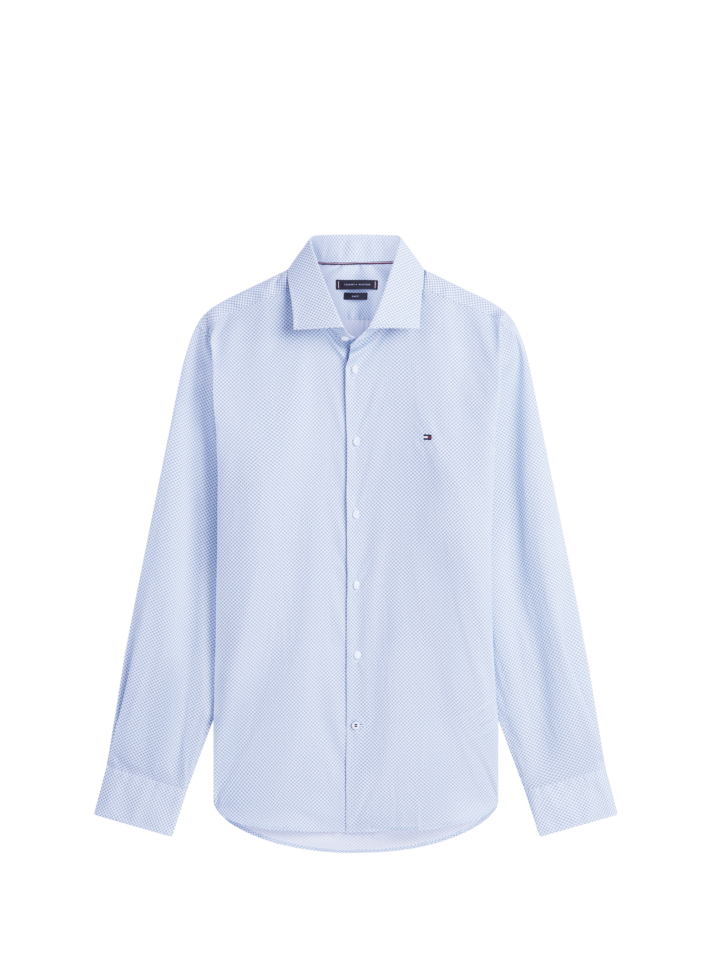 Straight cotton blend Shirt TOMMY HILFIGER Blue