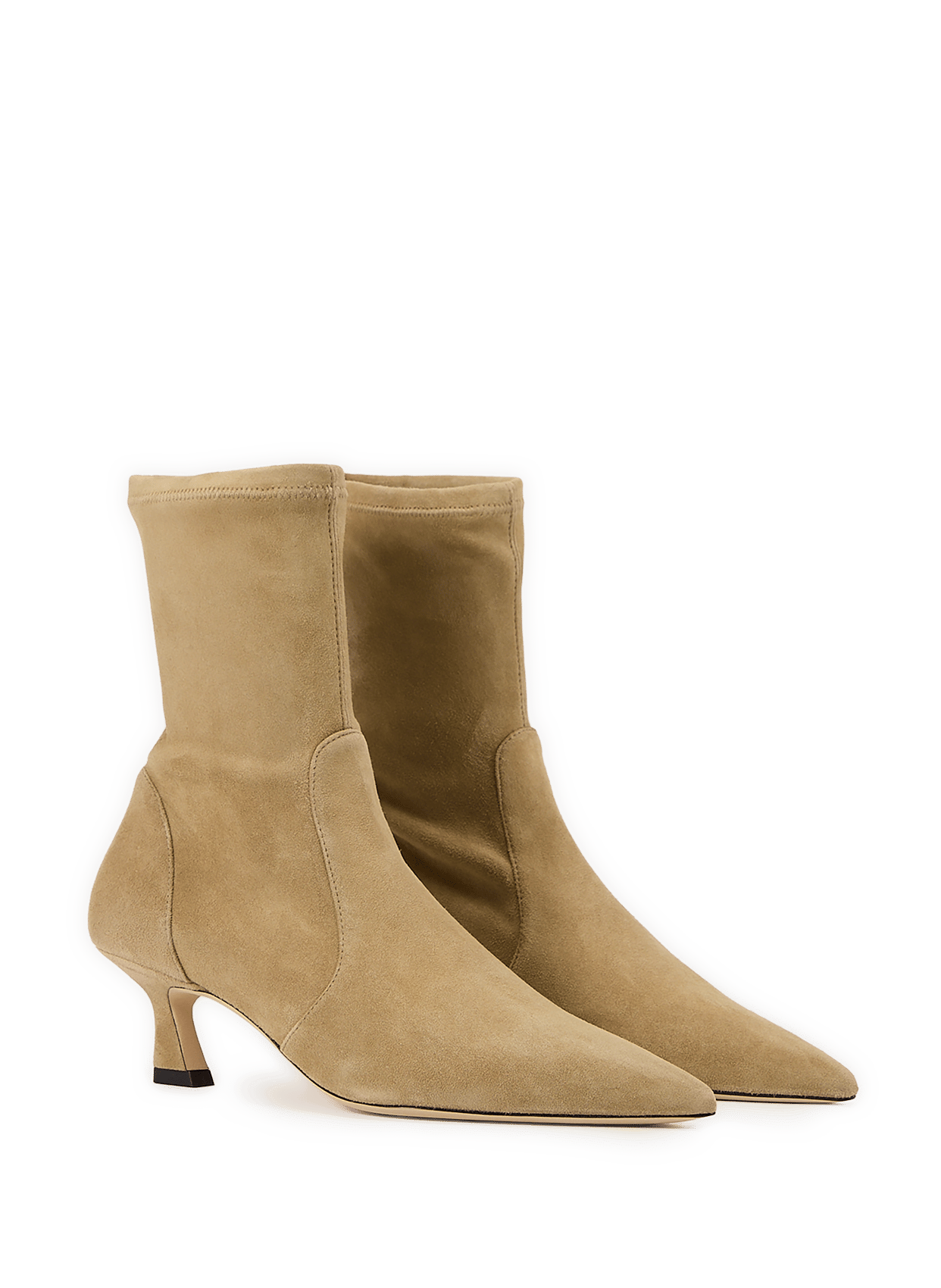 Bottine Vinnie 50 en cuir suédé STUART WEITZMAN Kaki