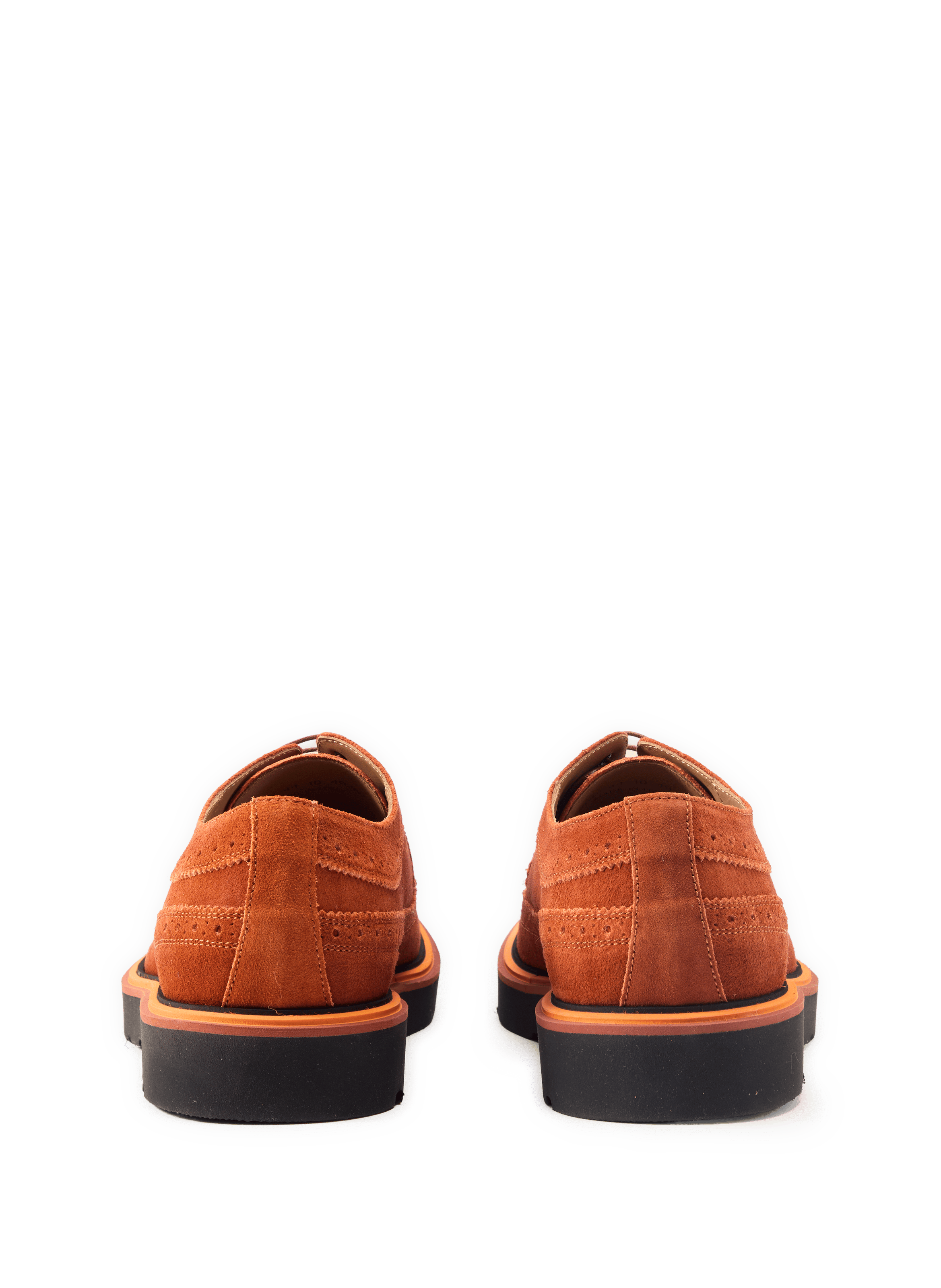 Suede leather Count Derbies PAUL SMITH Orange