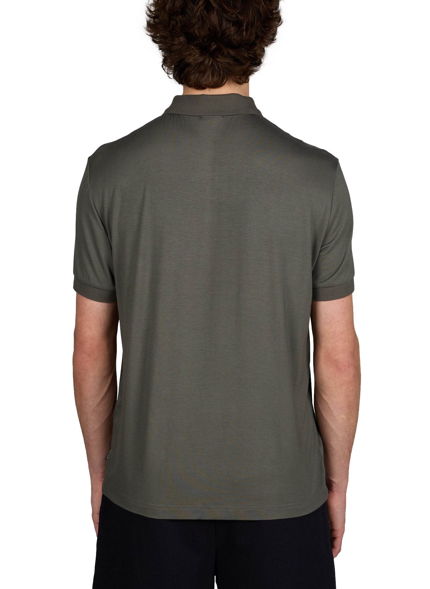 Half-zip polo shirt ARMANI EXCHANGE Khaki