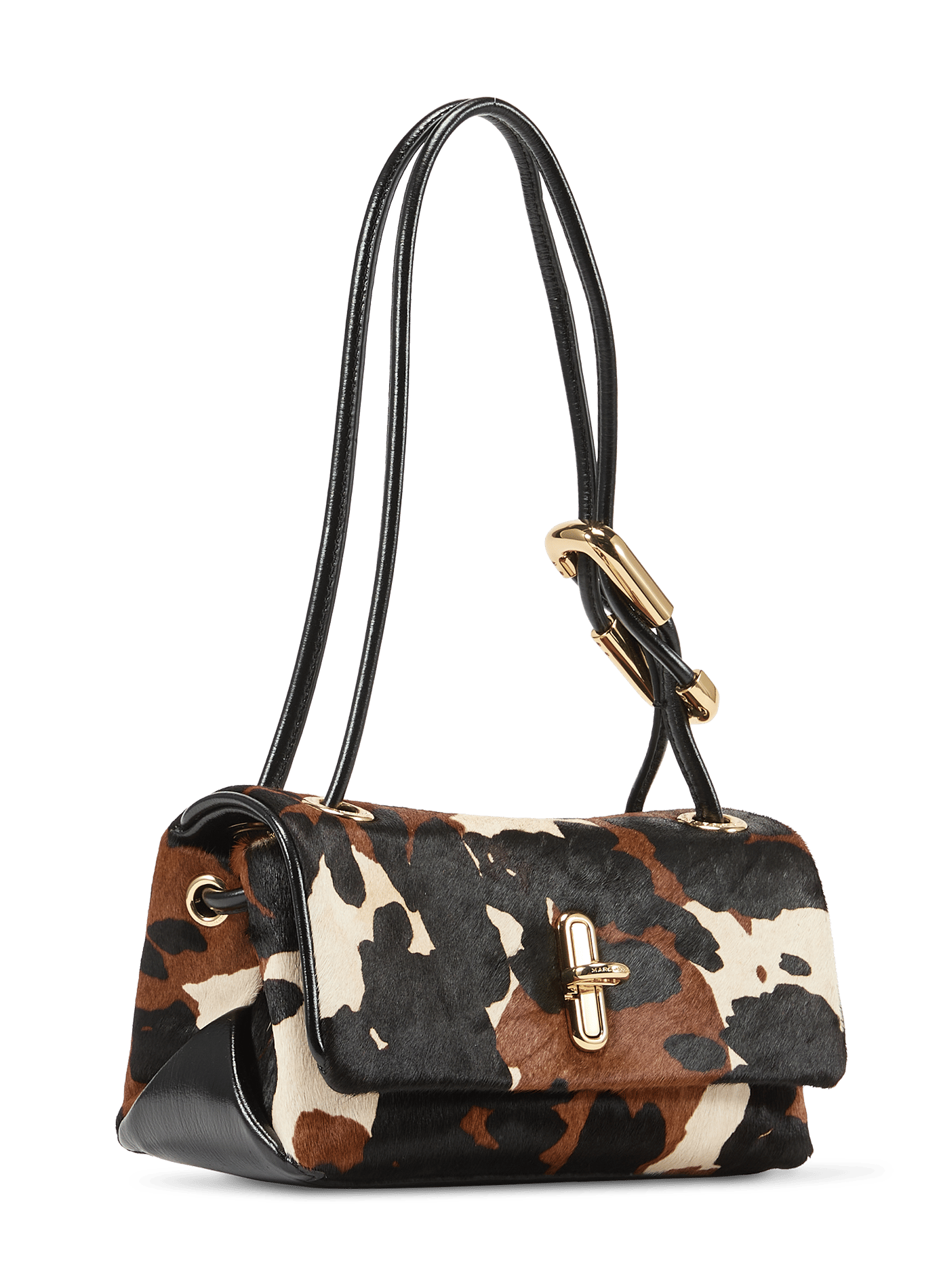 Borsa a tracolla soffice in pelle MARC JACOBS Marrone