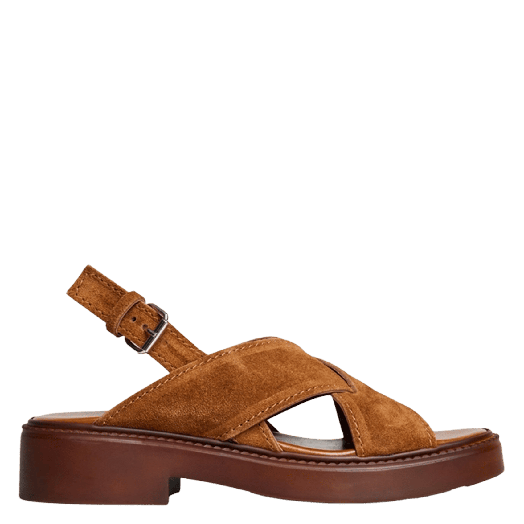 Sandales en cuir elio JONAK Marron
