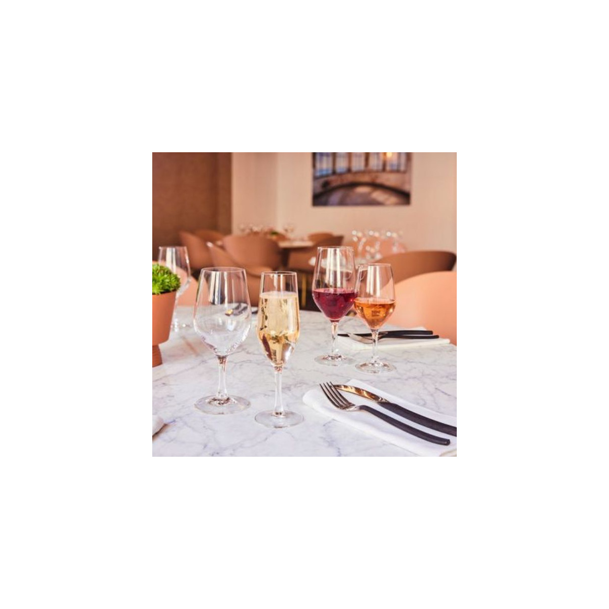 Evidence - 6 verres à pied 35 cl CHEF & SOMMELIER Transparent