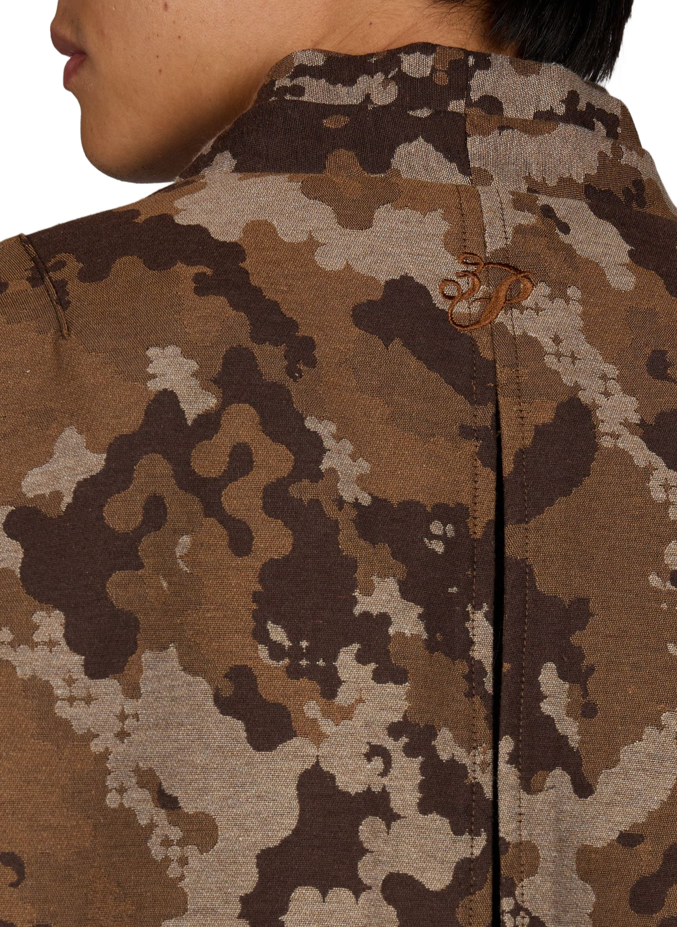 Oversized printed cotton blend jacket 3 PARADIS Multicolour