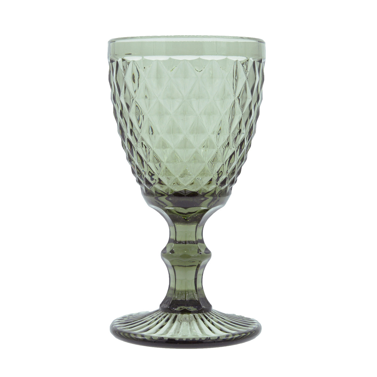 Diamond - 6 verres à pied 20 cl MEDARD DE NOBLAT Gris