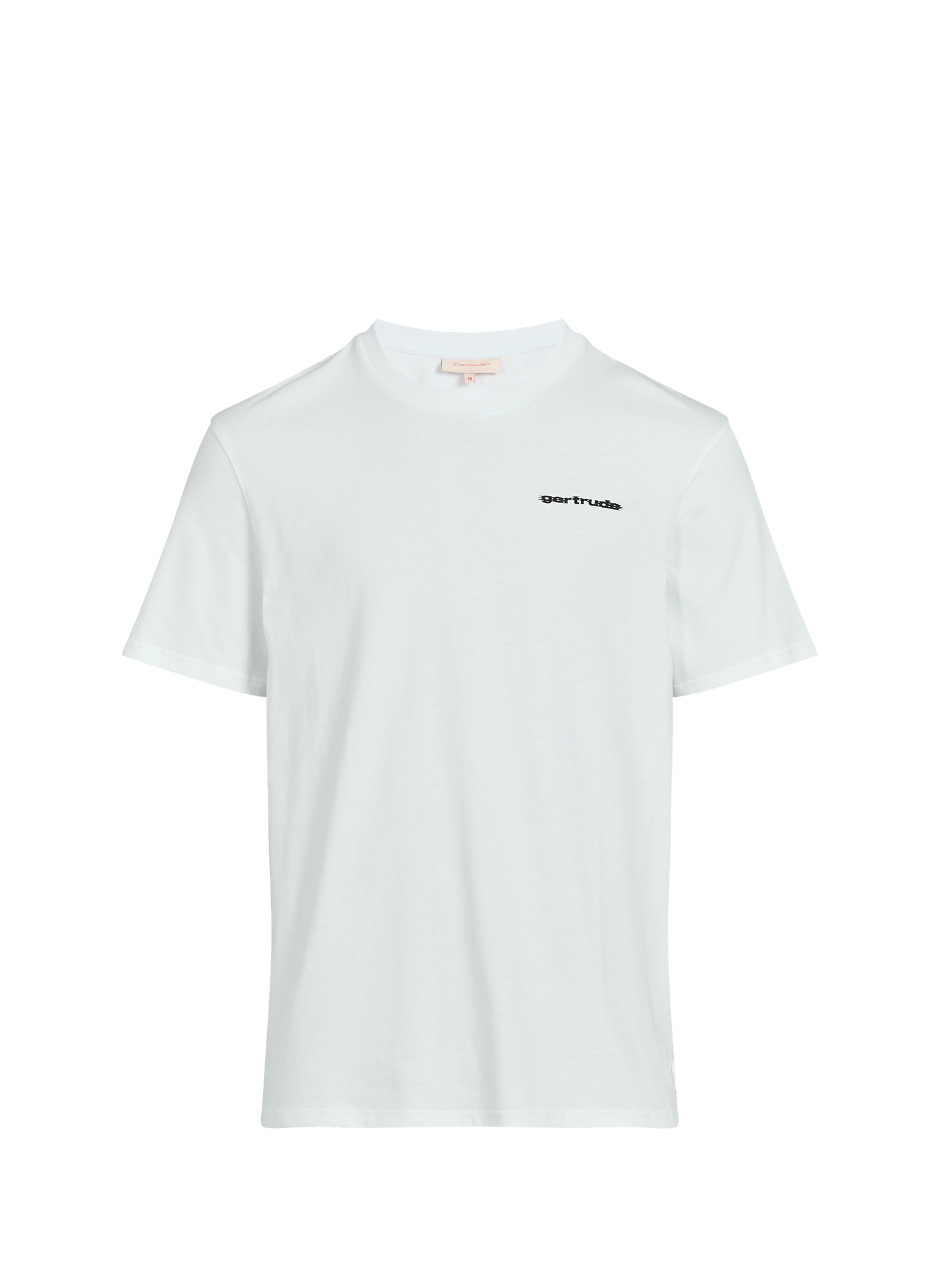 T-shirt imprimé contrasté Leonce en coton GERTRUDE ET GASTON Blanc