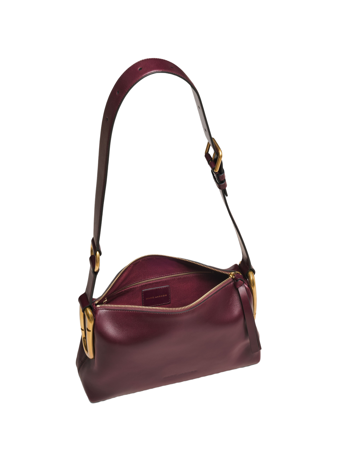 Sac épaule The Scene Medium en cuir MARC JACOBS Rouge
