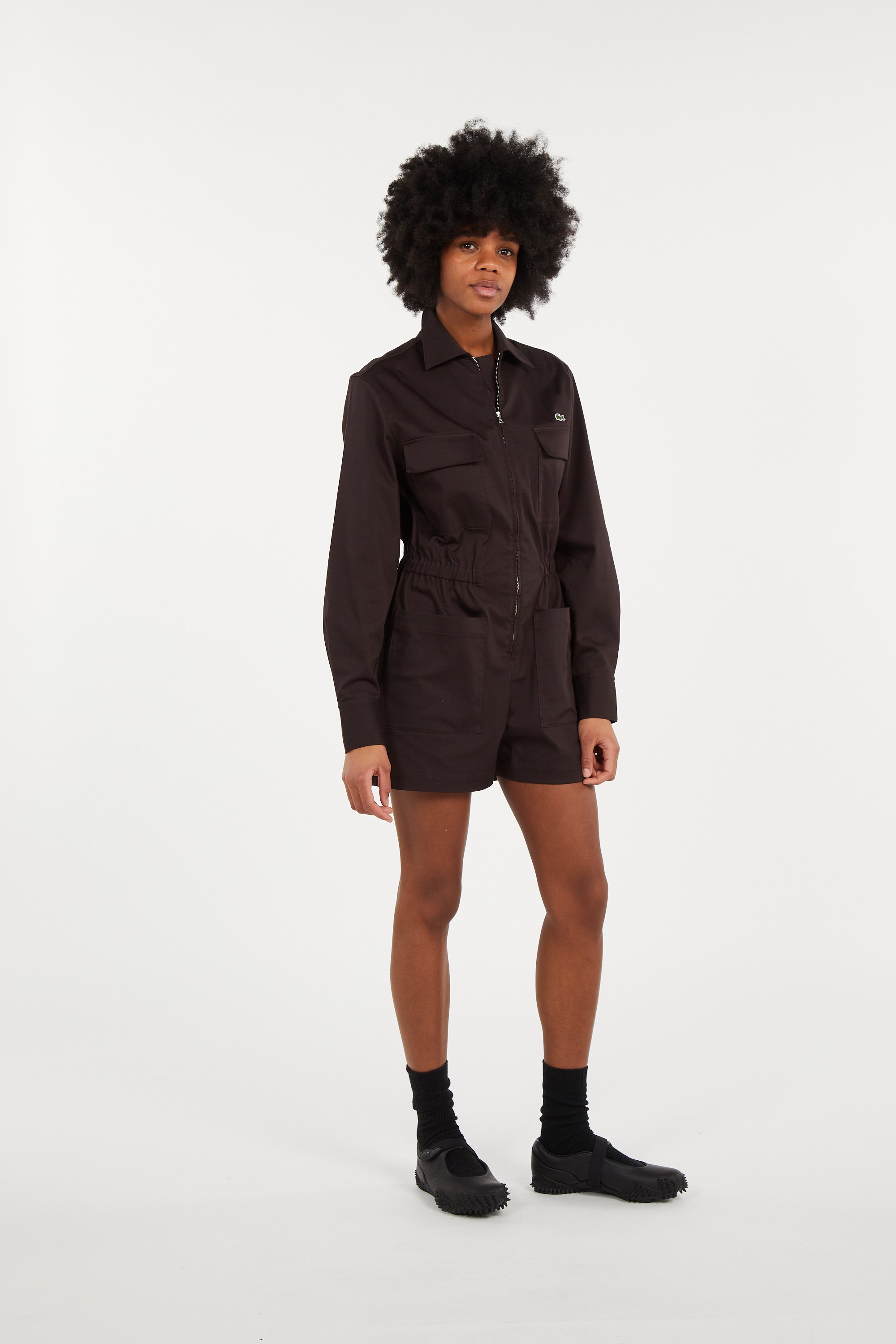 Combishort combishort LACOSTE Marron