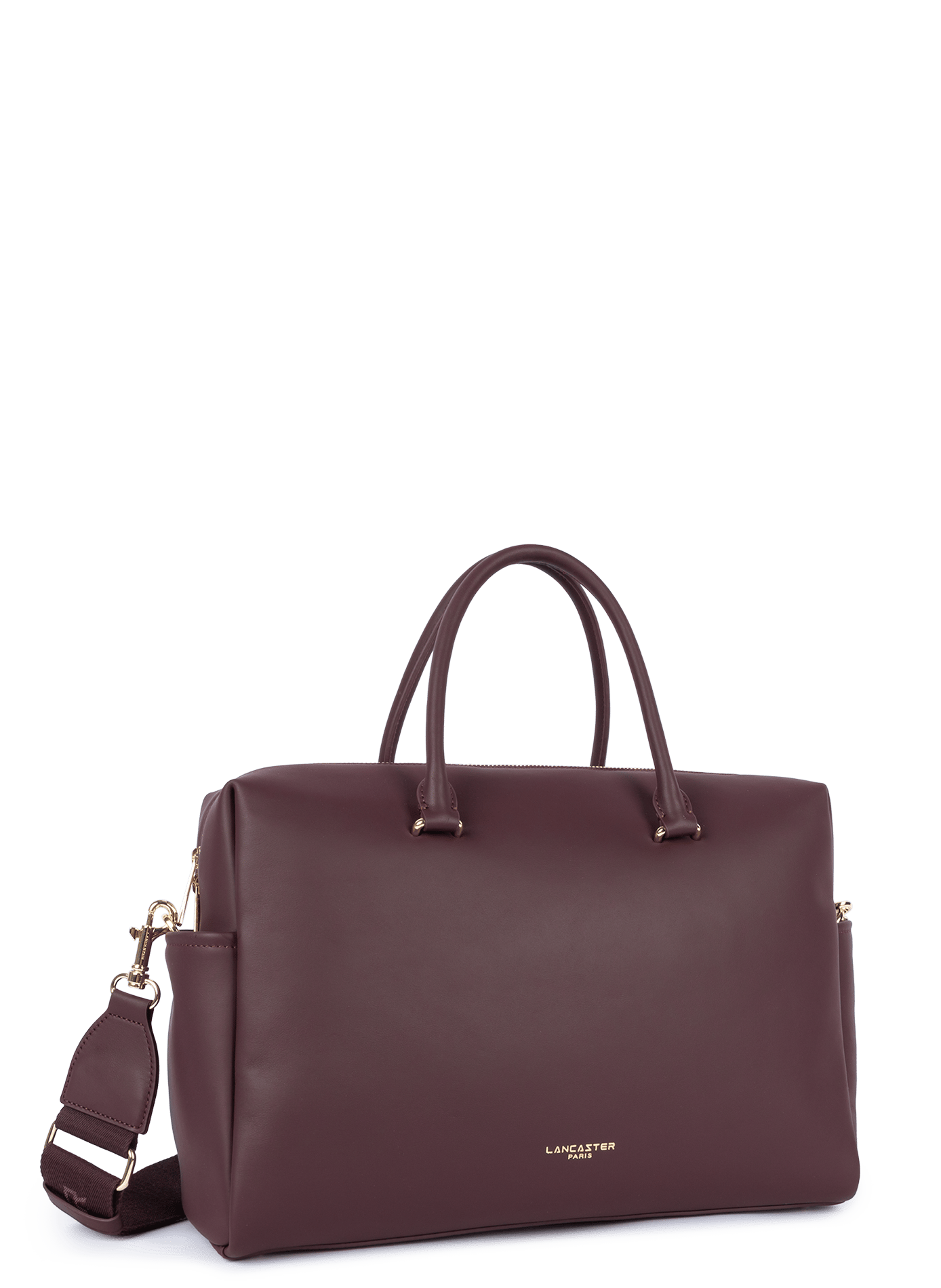 Grand sac cabas main - donna cube LANCASTER Rouge