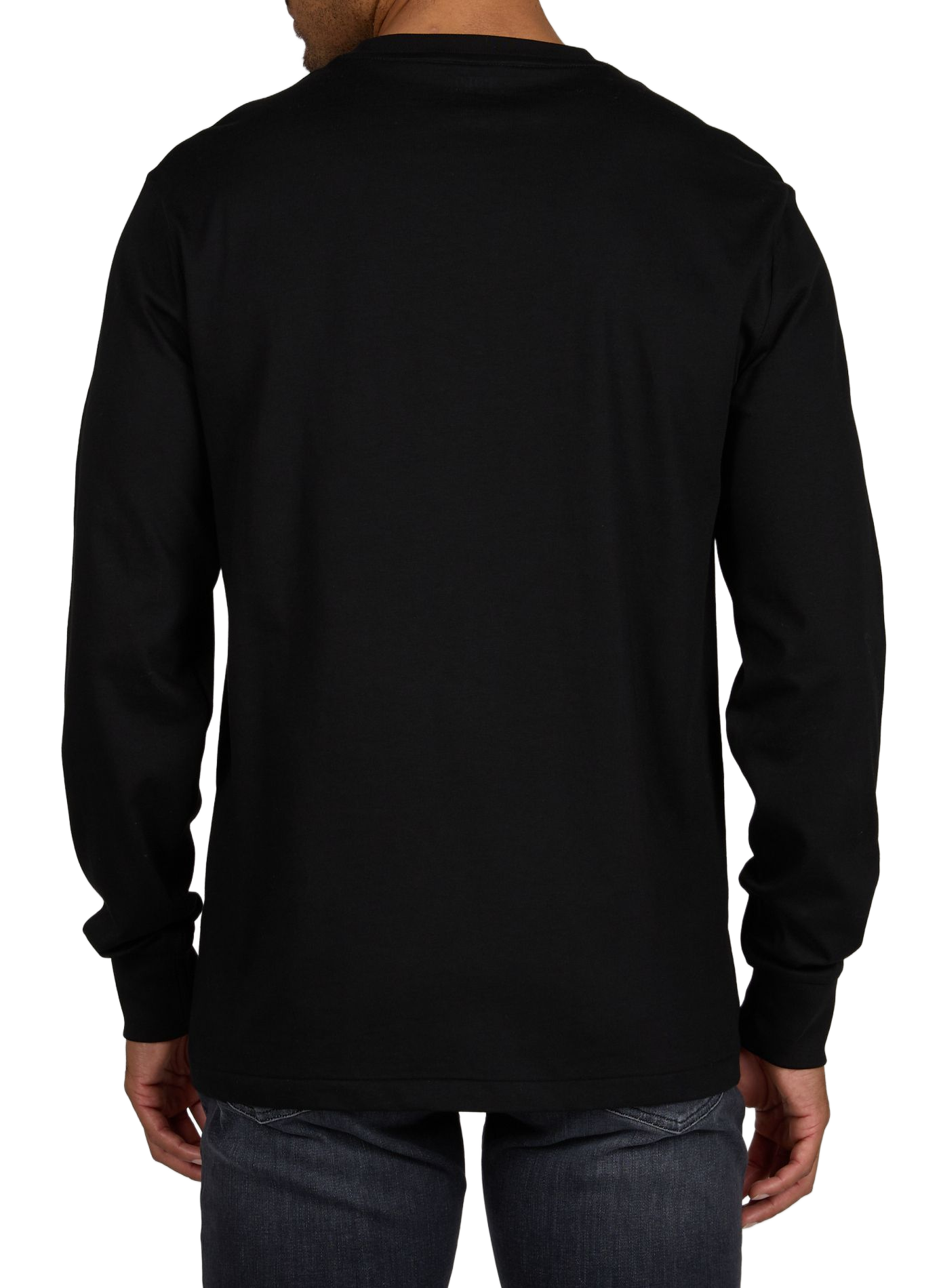 Tee-shirt droit en coton POLO RALPH LAUREN Noir